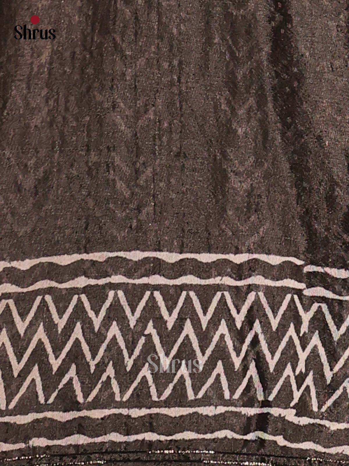 Black - Semi Chanderi - CCS14077 - Shop on ShrusEternity.com