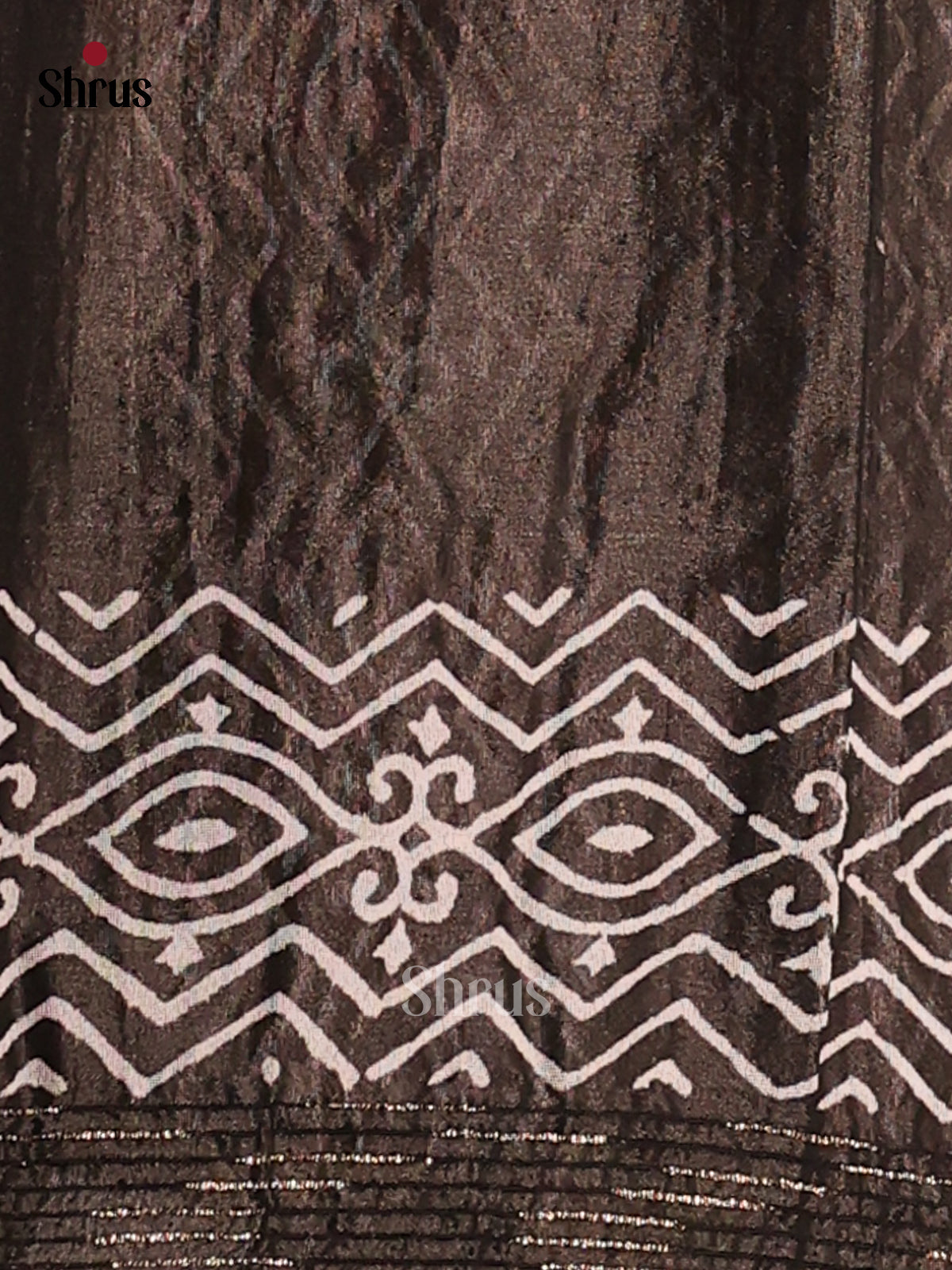 Black - Semi Chanderi - CCS14081 - Shop on ShrusEternity.com