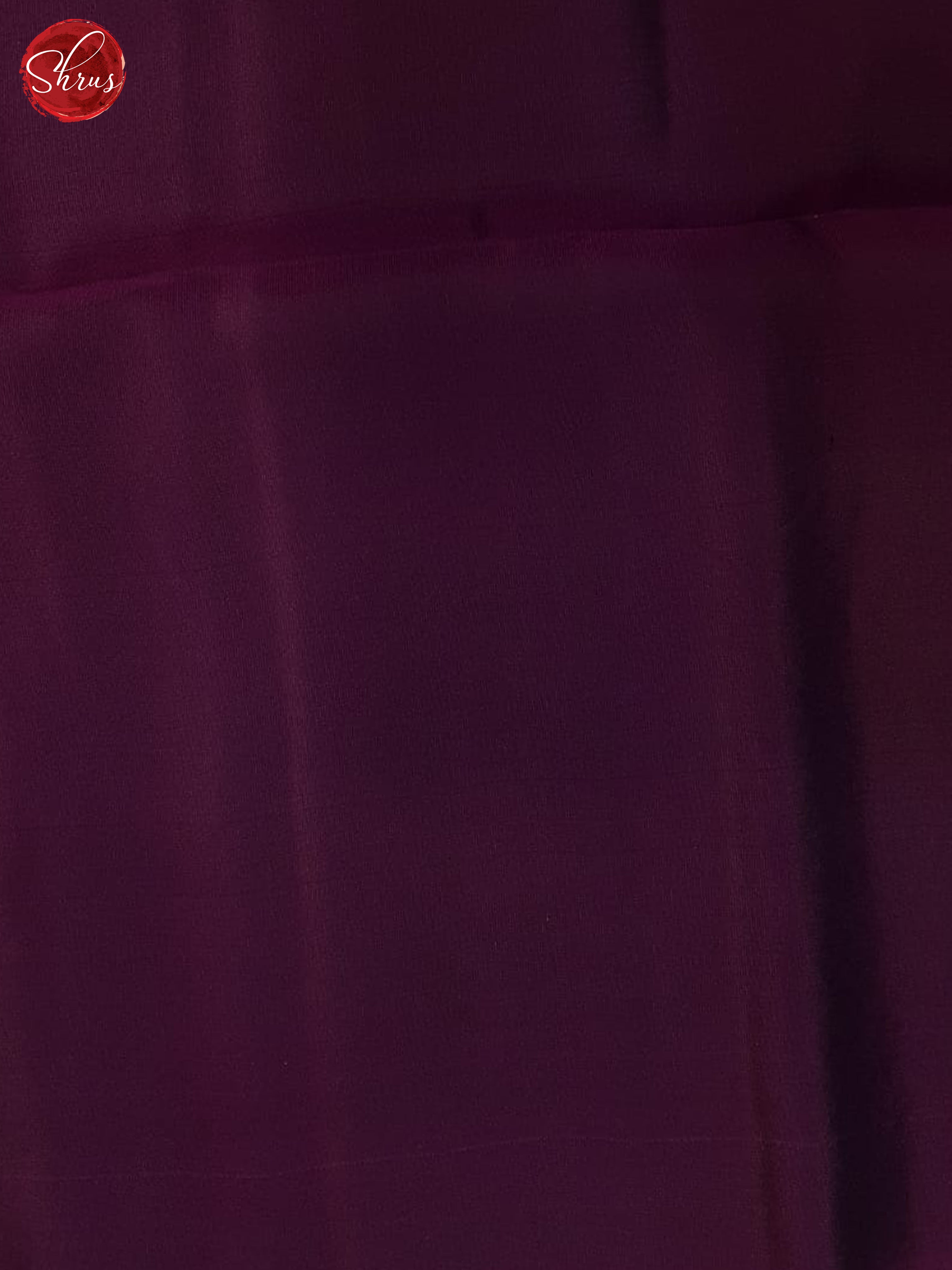 Blue And Wine- soft Silk Half-pure Saree - Shop on ShrusEternity.com