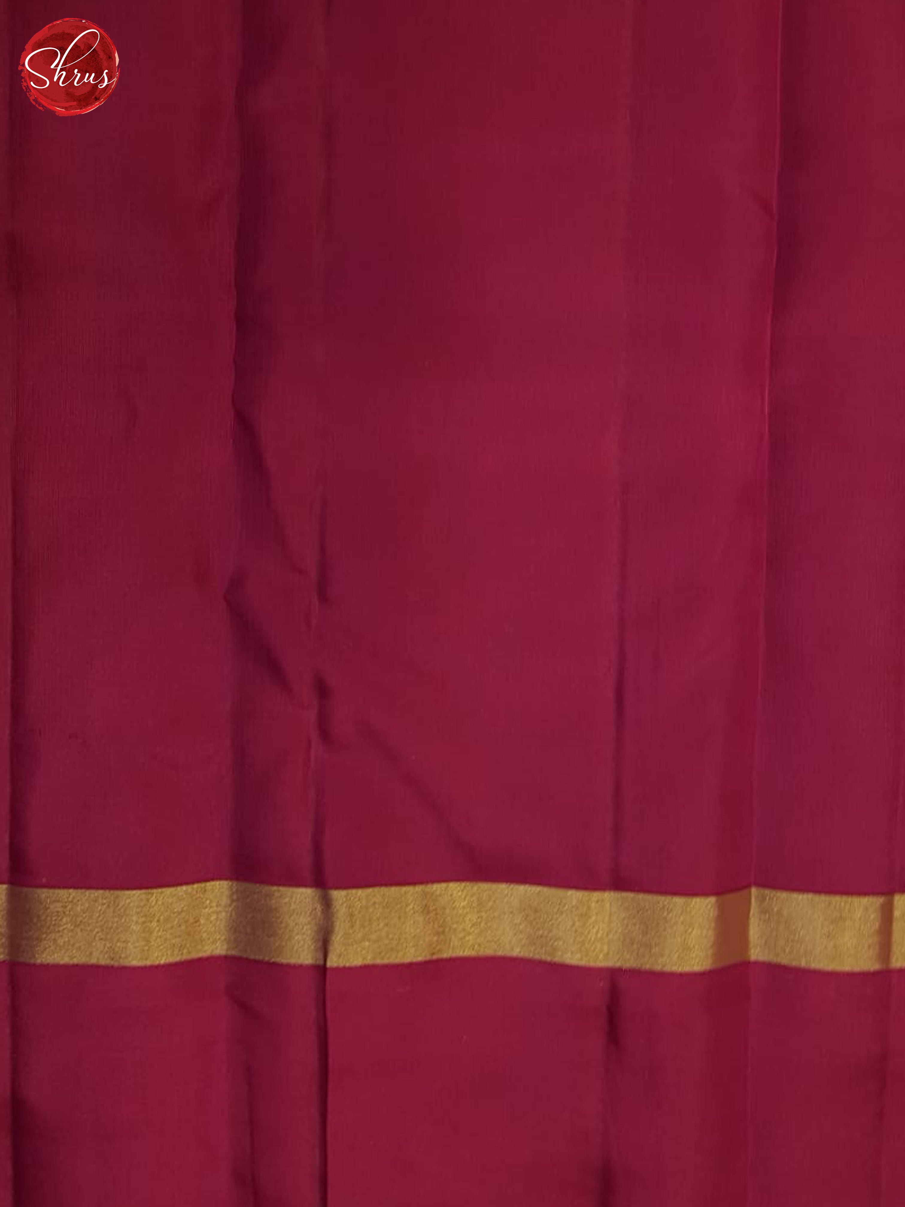 Blue And Wine- Soft Silk half-pure Saree - Shop on ShrusEternity.com