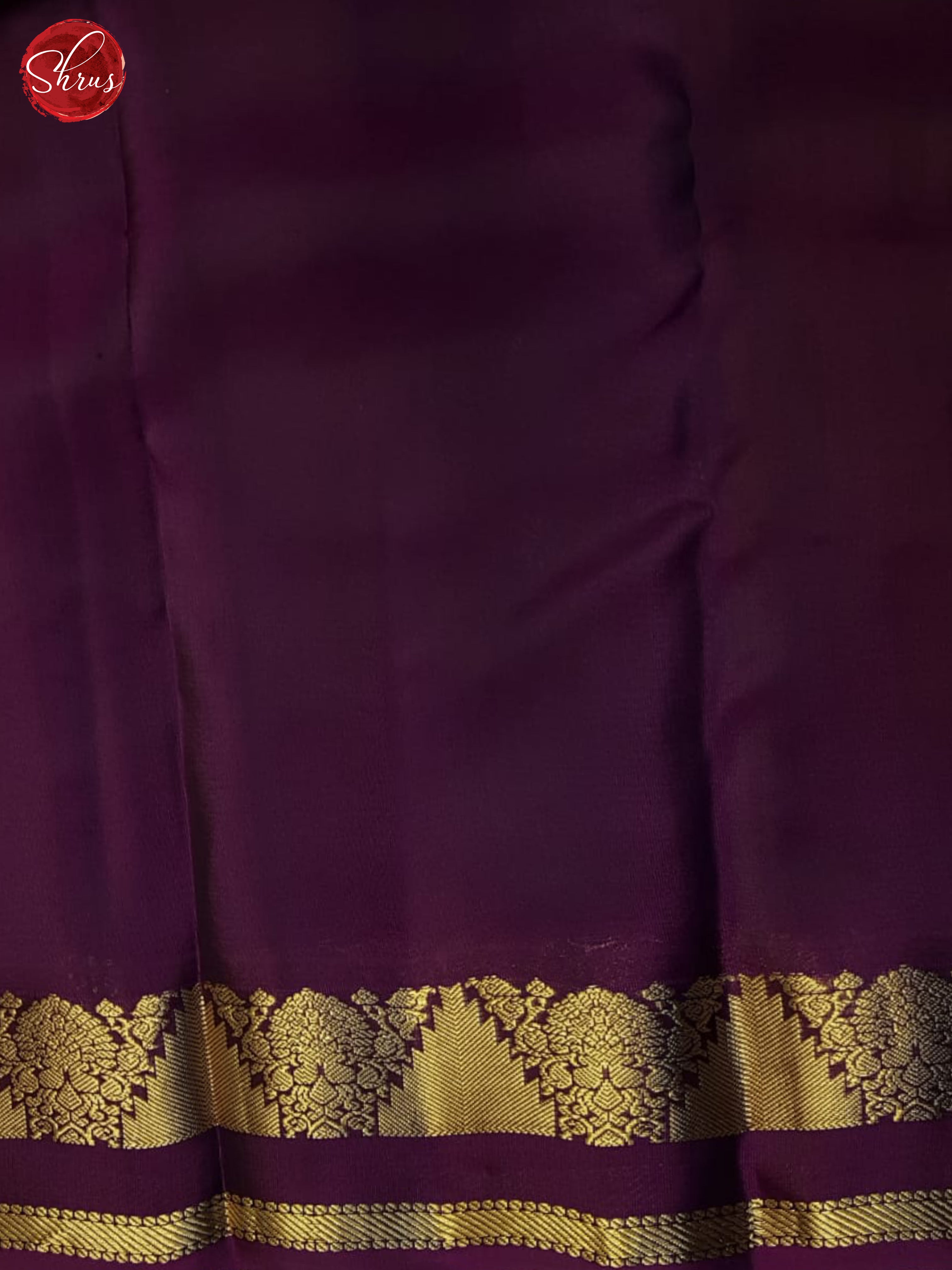 Green And Deep Wine- Soft Silk Half-pure Saree - Shop on ShrusEternity.com