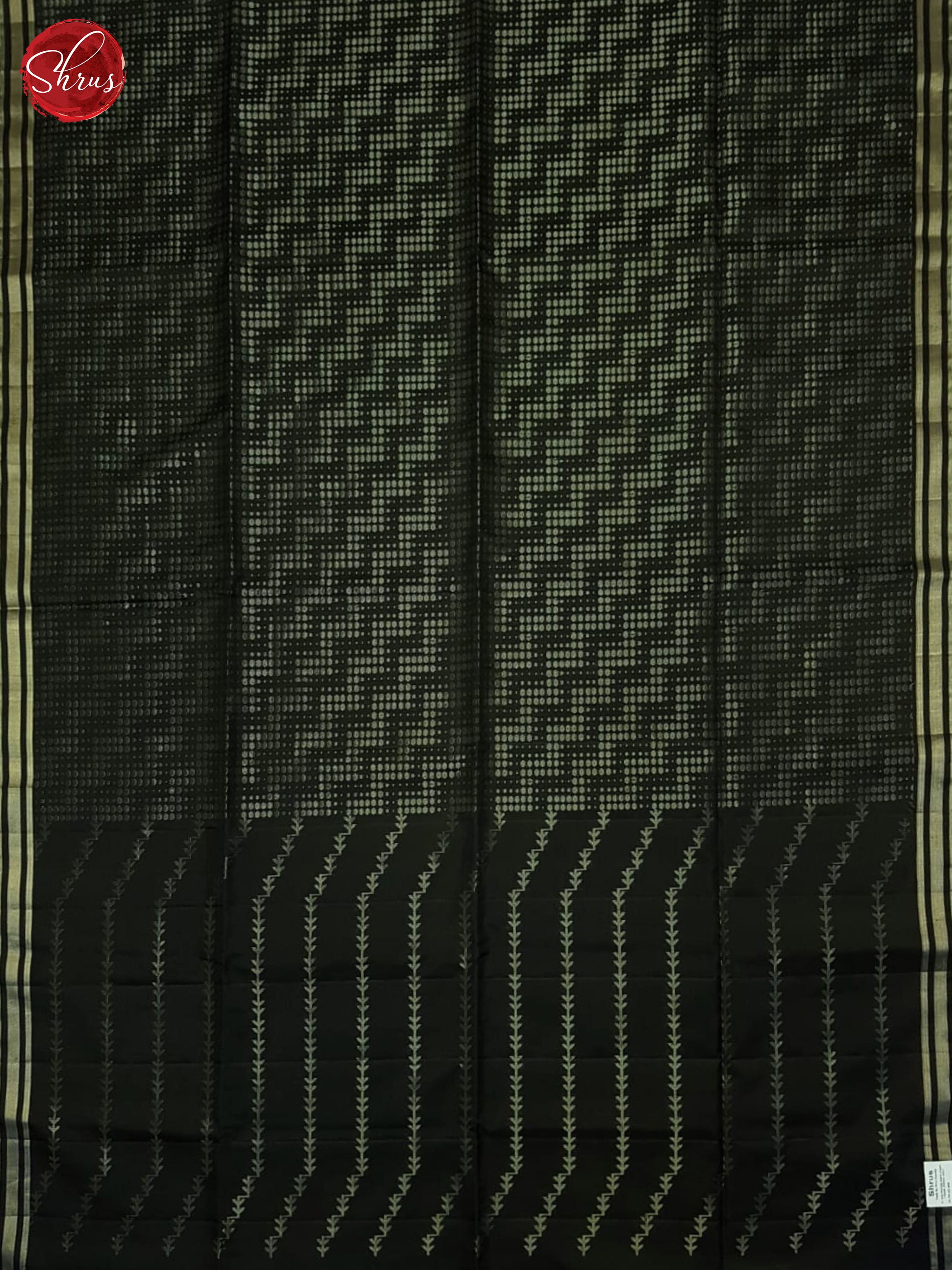 Black(Single Tone)- Soft Silk Saree - Shop on ShrusEternity.com