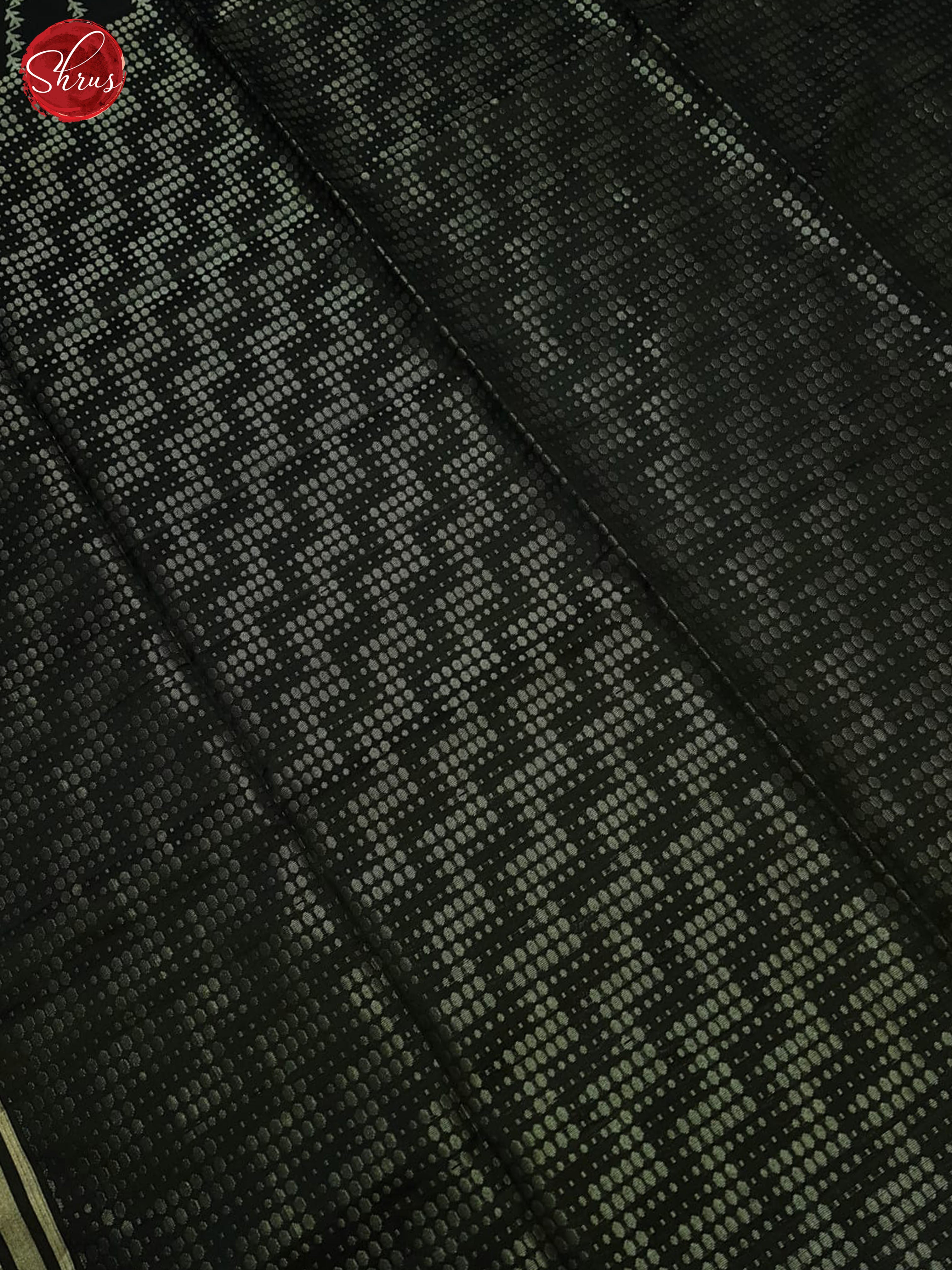 Black(Single Tone)- Soft Silk Saree - Shop on ShrusEternity.com