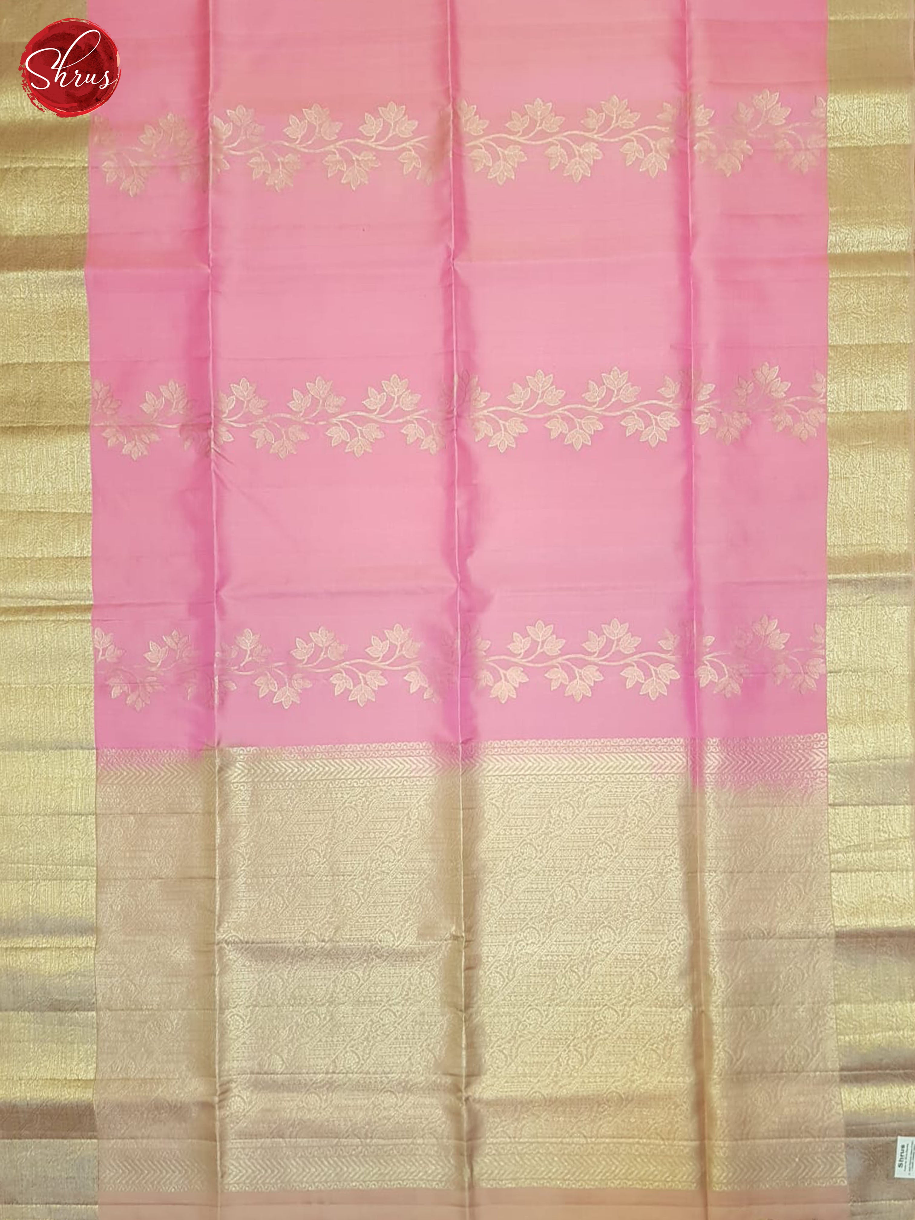Pink & Beige - Soft Silk Saree - Shop on ShrusEternity.com
