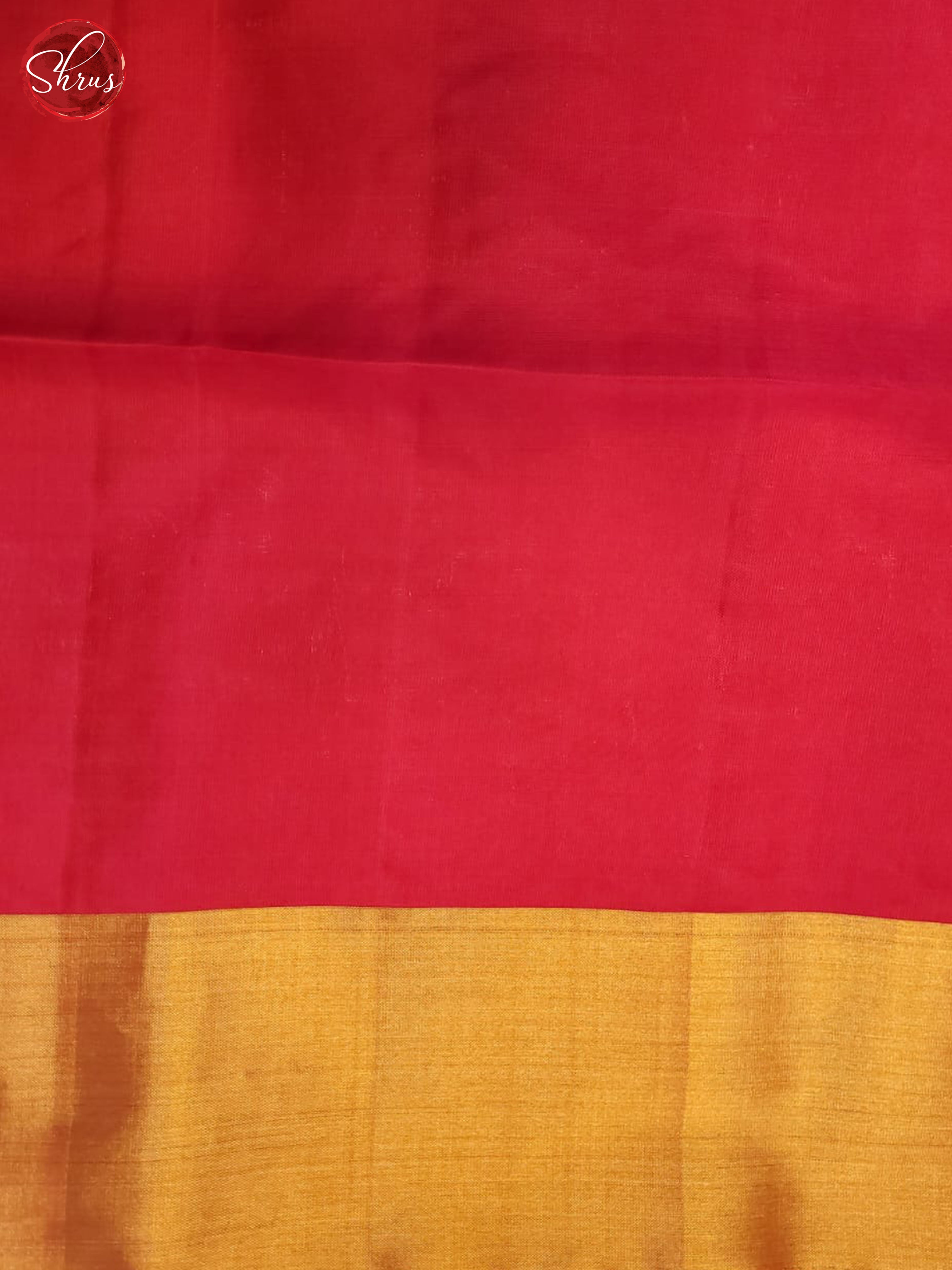 Brown And Red- Soft silk half-pure Saree - Shop on ShrusEternity.com