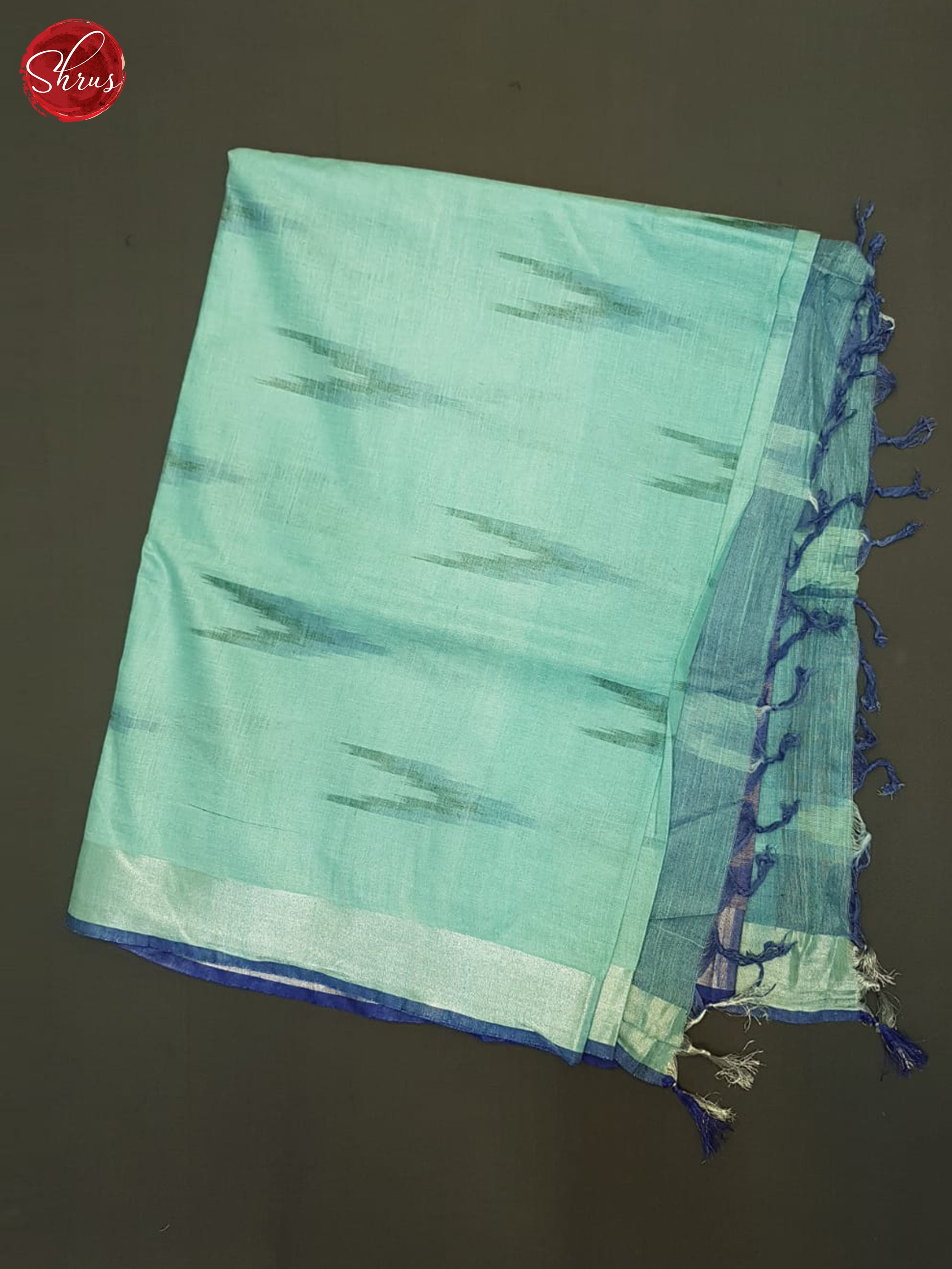 Green & Blue - Semi Ikkat Saree - Shop on ShrusEternity.com