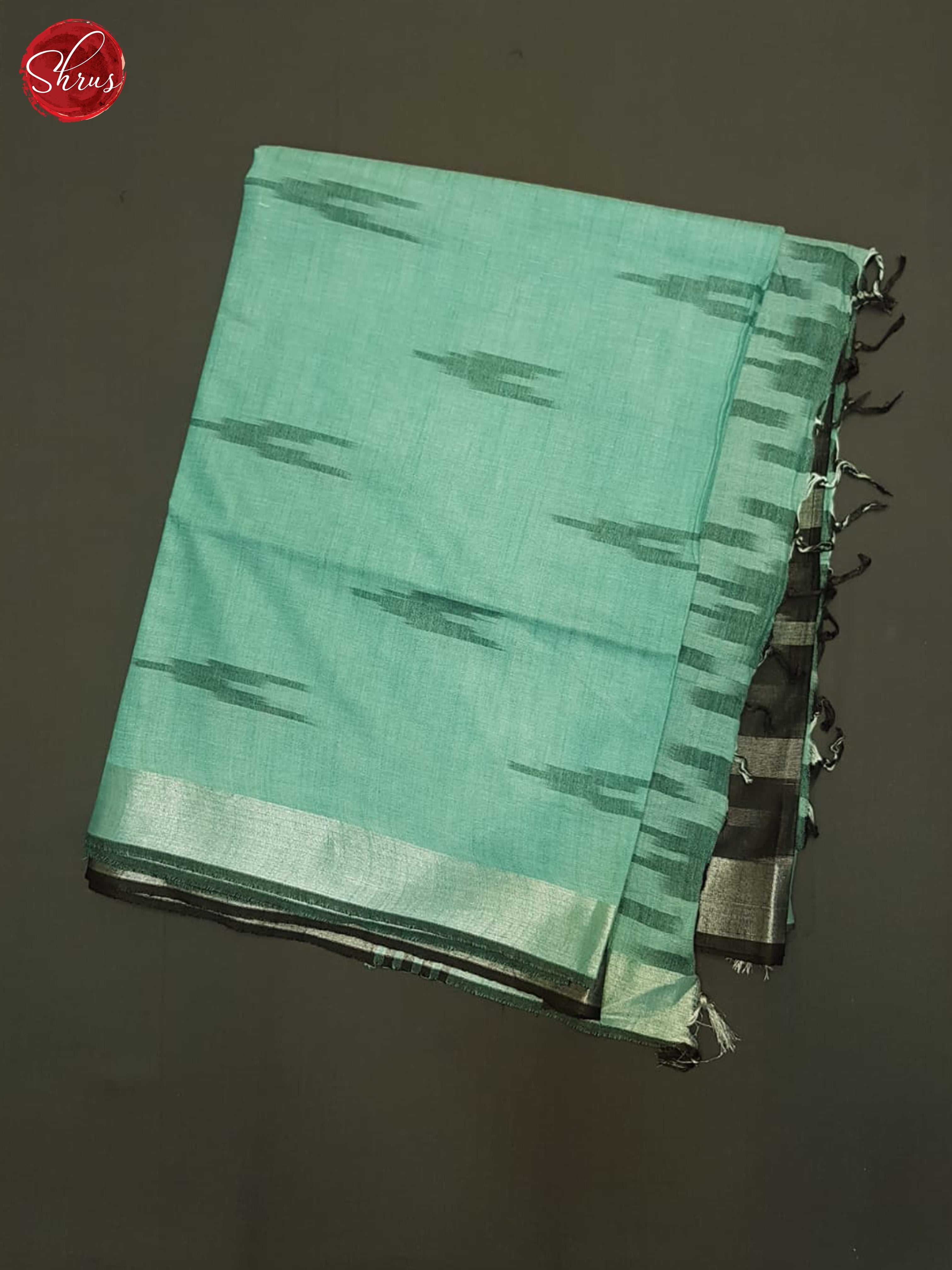 Green & Black - Semi Ikkat Saree - Shop on ShrusEternity.com