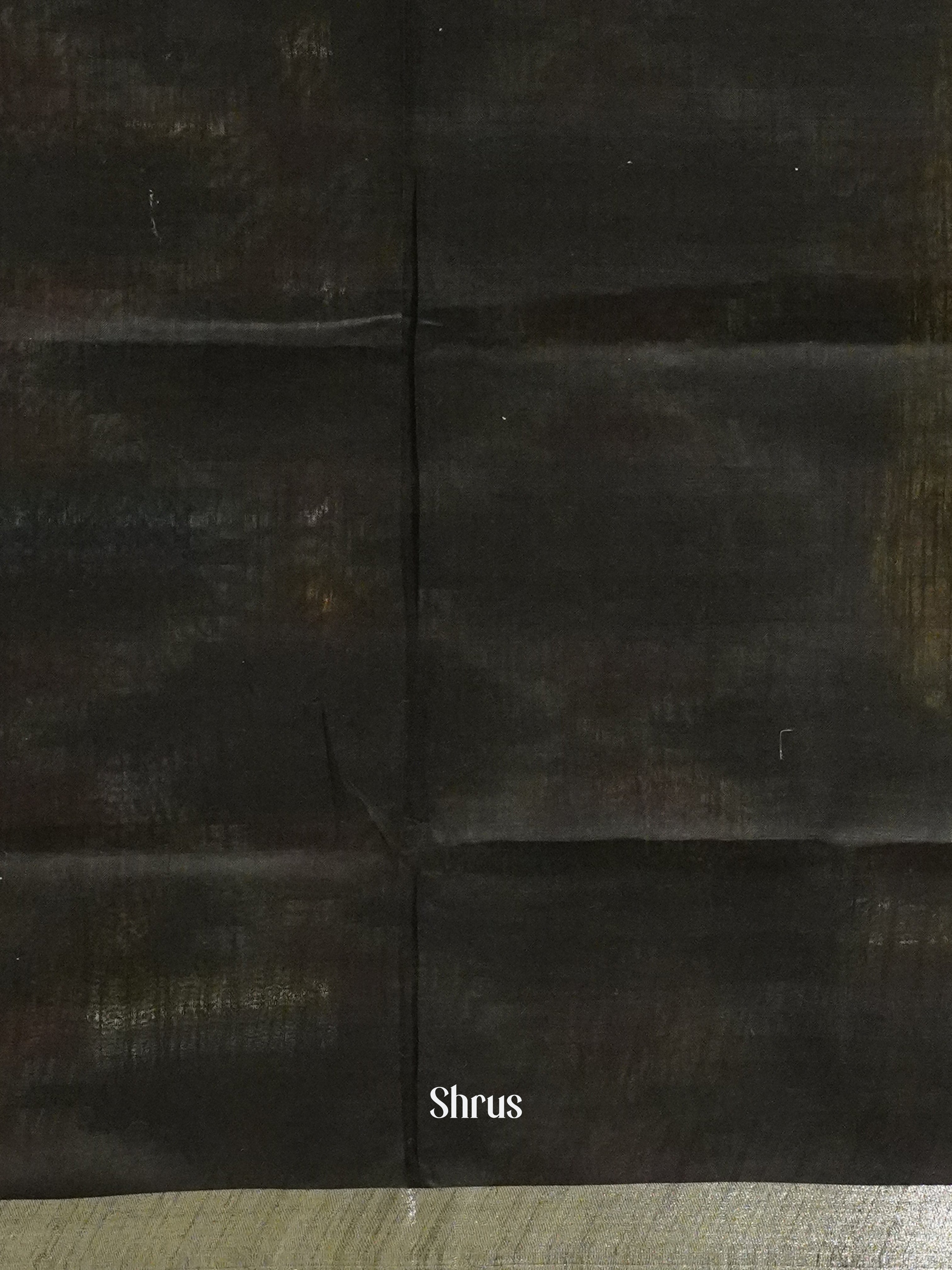 Blue & Black - Semi Ikkat Saree - Shop on ShrusEternity.com