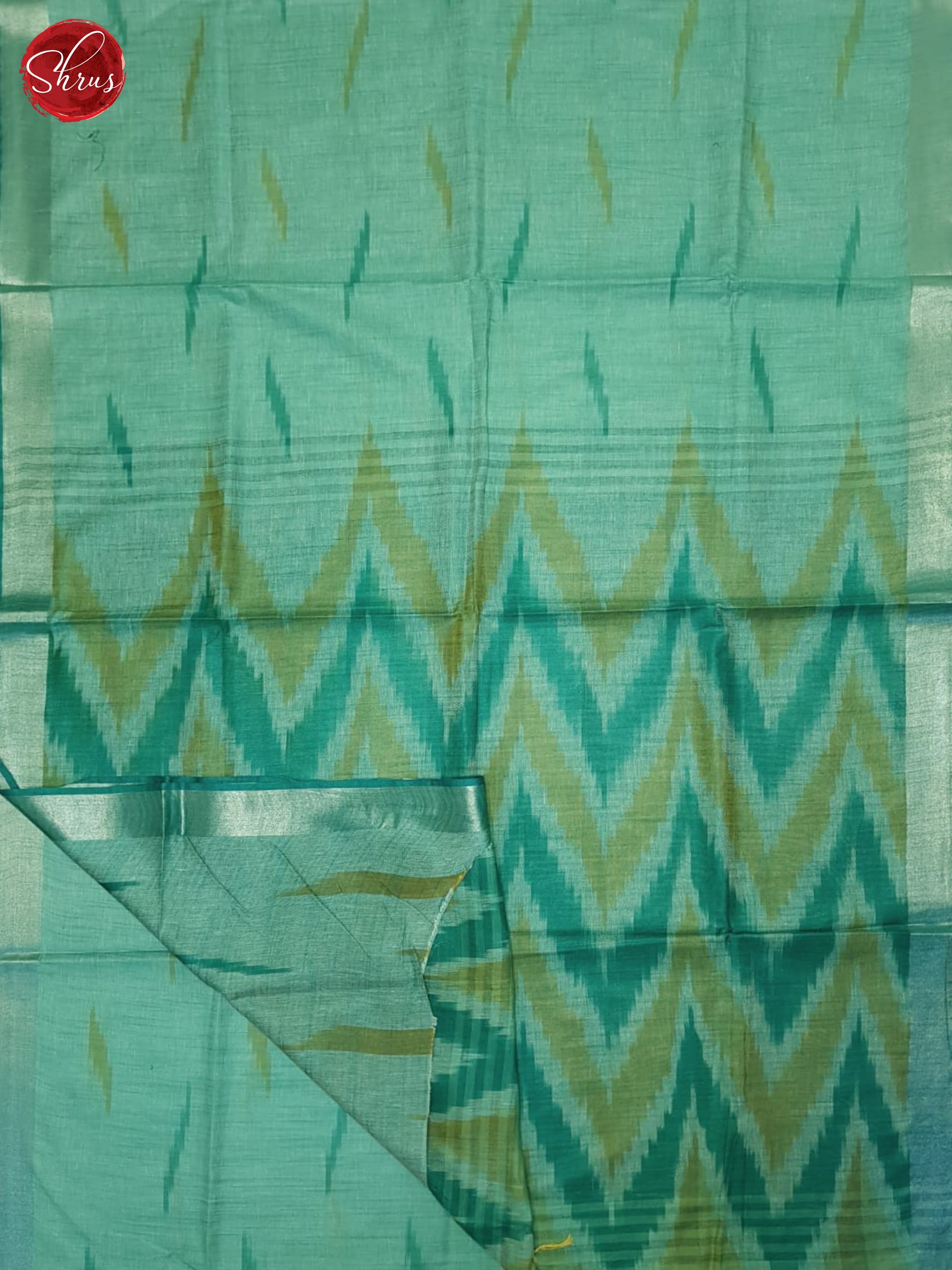 Green - Semi Ikkat Saree - Shop on ShrusEternity.com