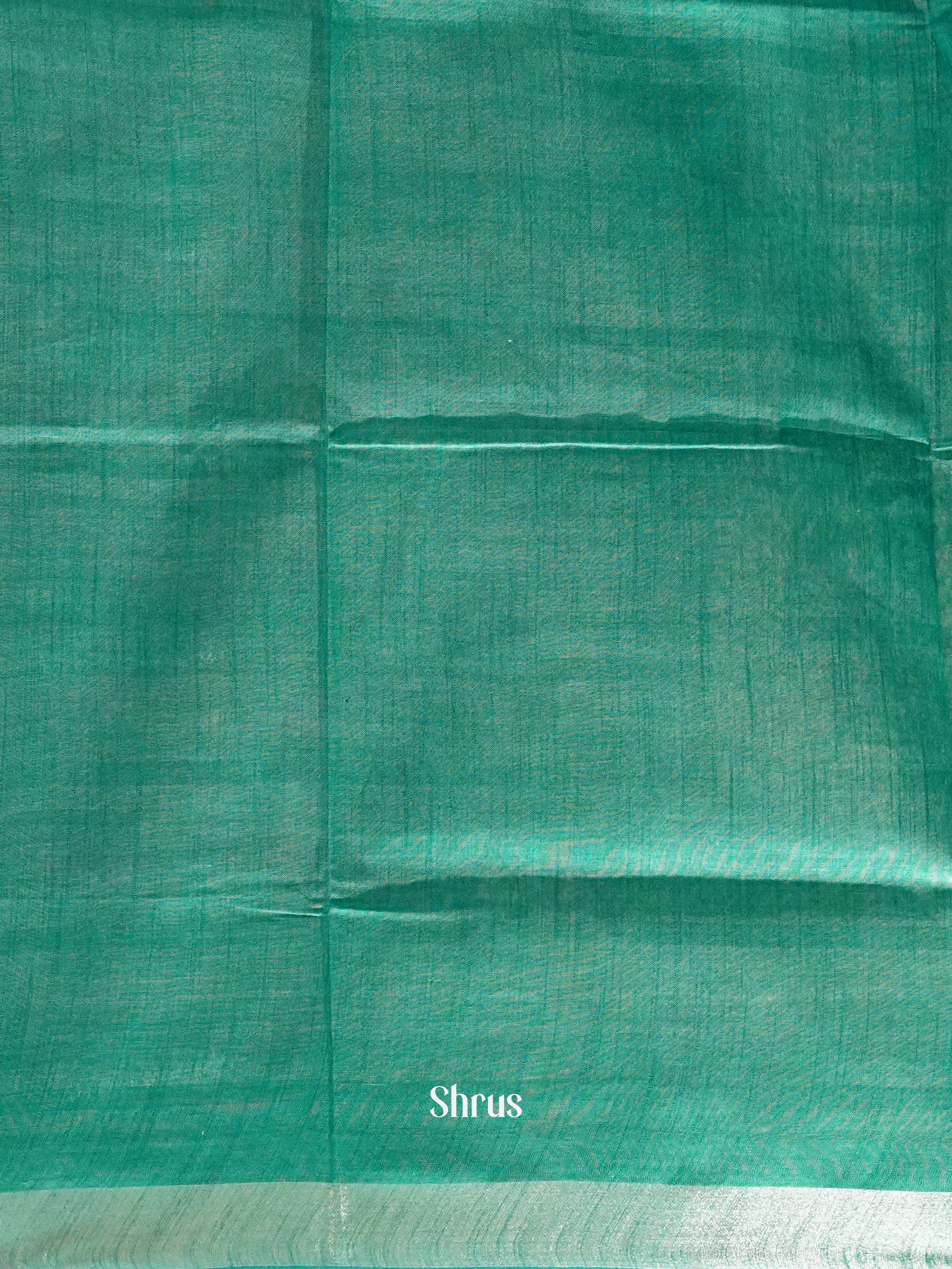 Green - Semi Ikkat Saree - Shop on ShrusEternity.com