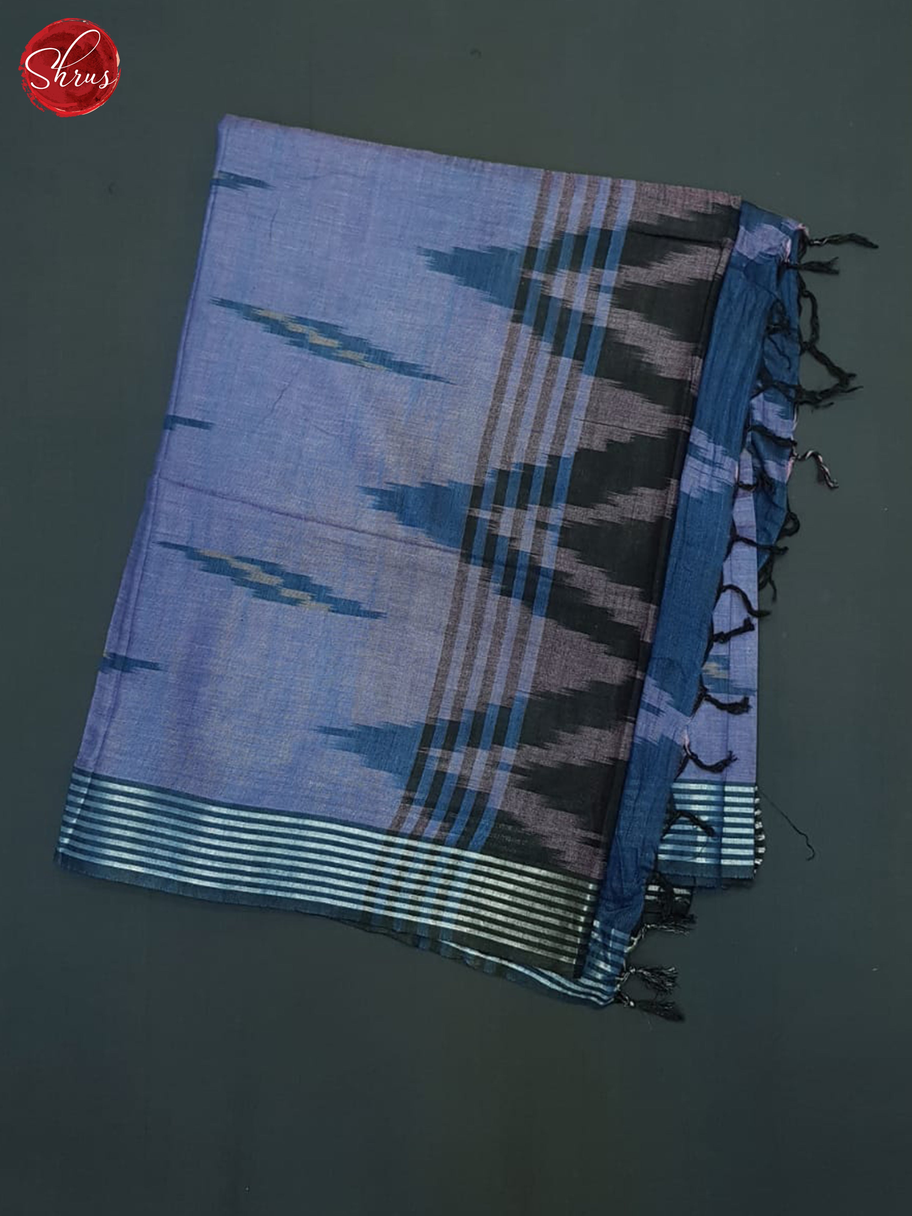 Lavender & Grey - Semi Ikkat Saree - Shop on ShrusEternity.com
