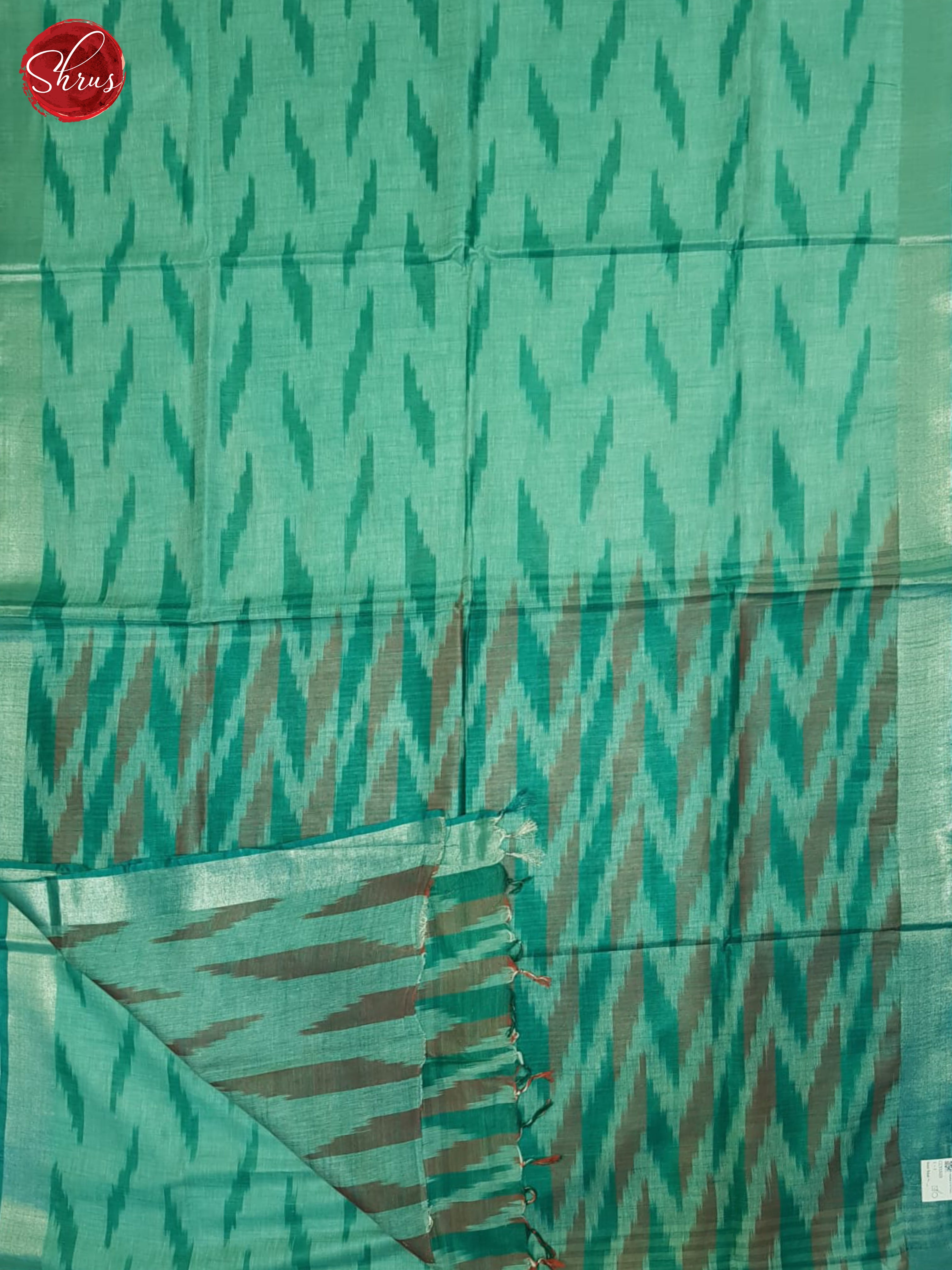 Green - Semi Ikkat Saree - Shop on ShrusEternity.com