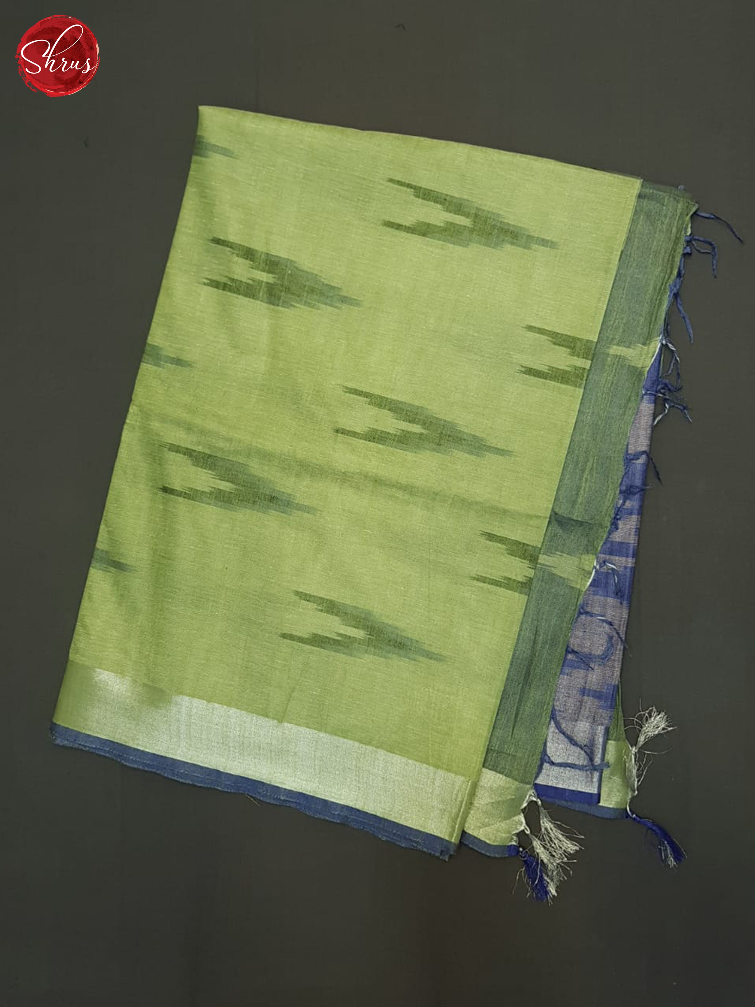 Green & Grey - Semi Ikkat Saree - Shop on ShrusEternity.com