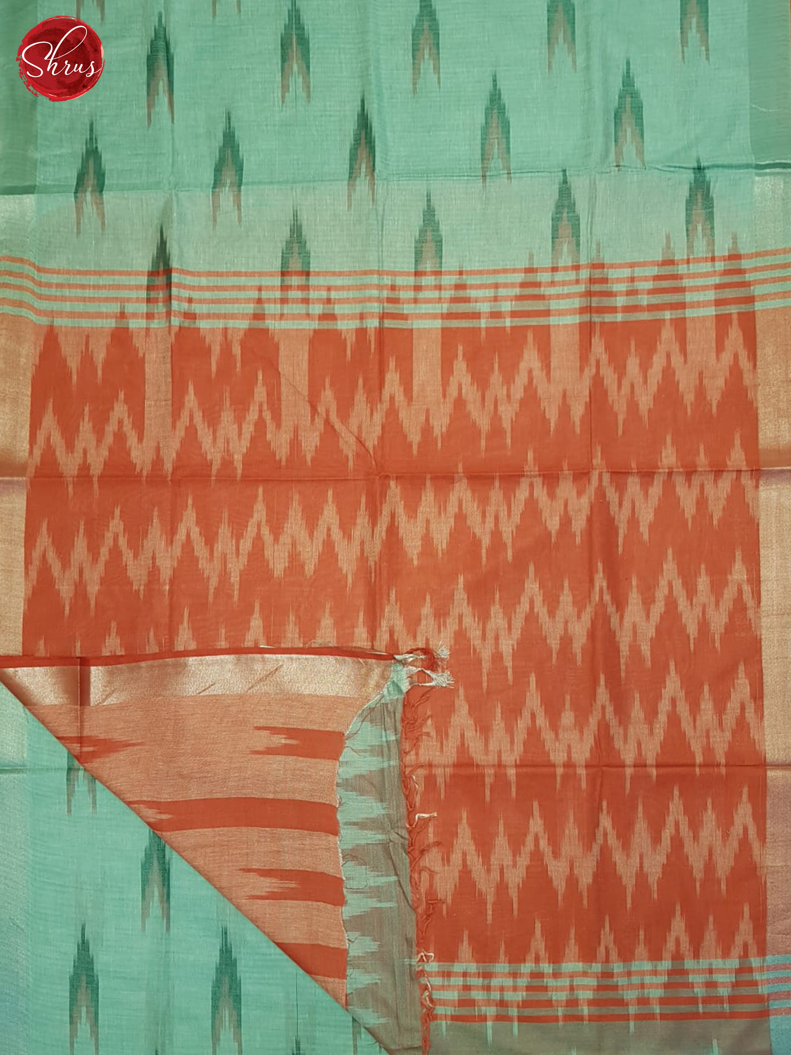 Green & Red - Semi Ikkat Saree - Shop on ShrusEternity.com
