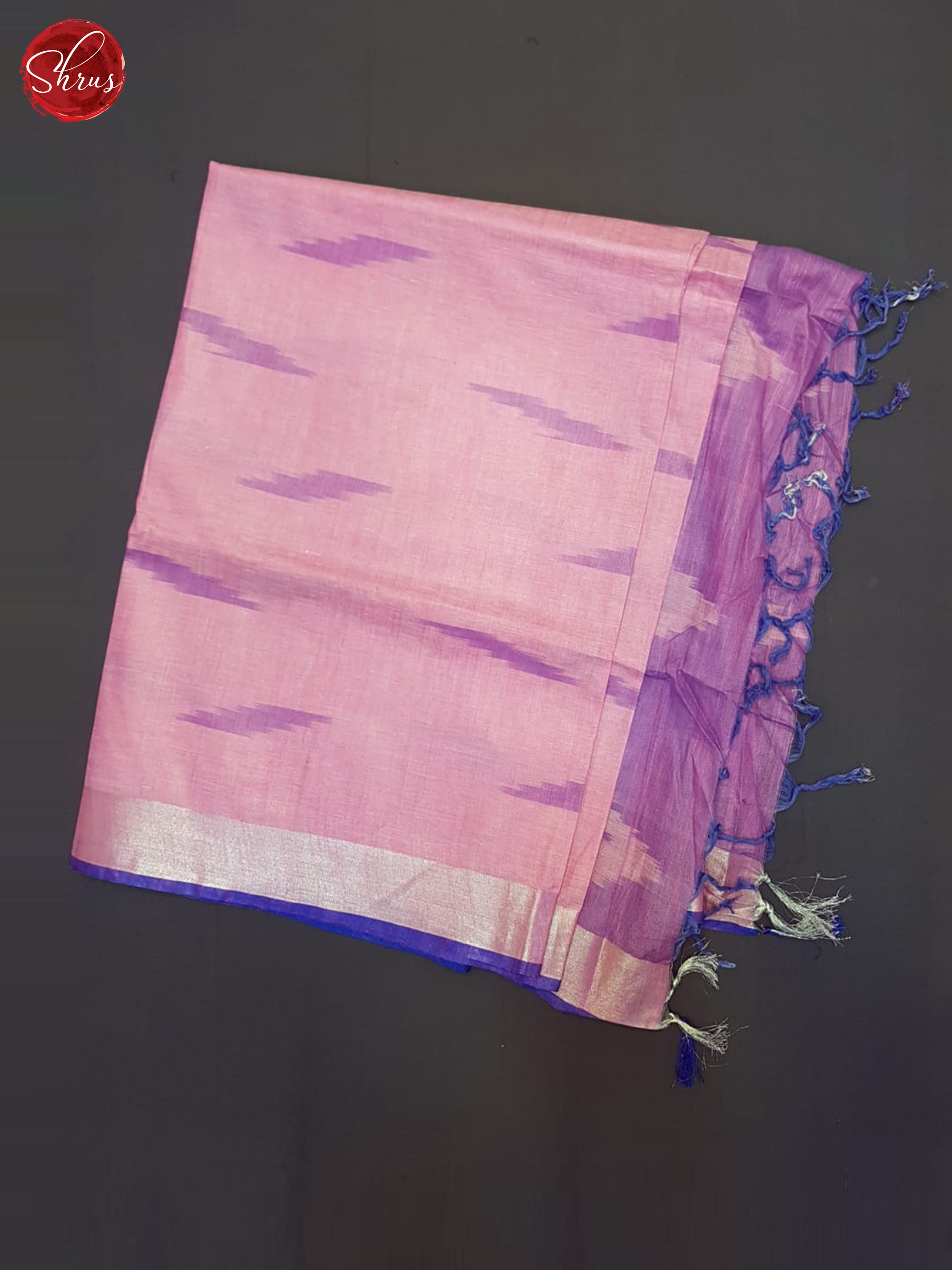 Pink & Blue - Semi Ikkat Saree - Shop on ShrusEternity.com