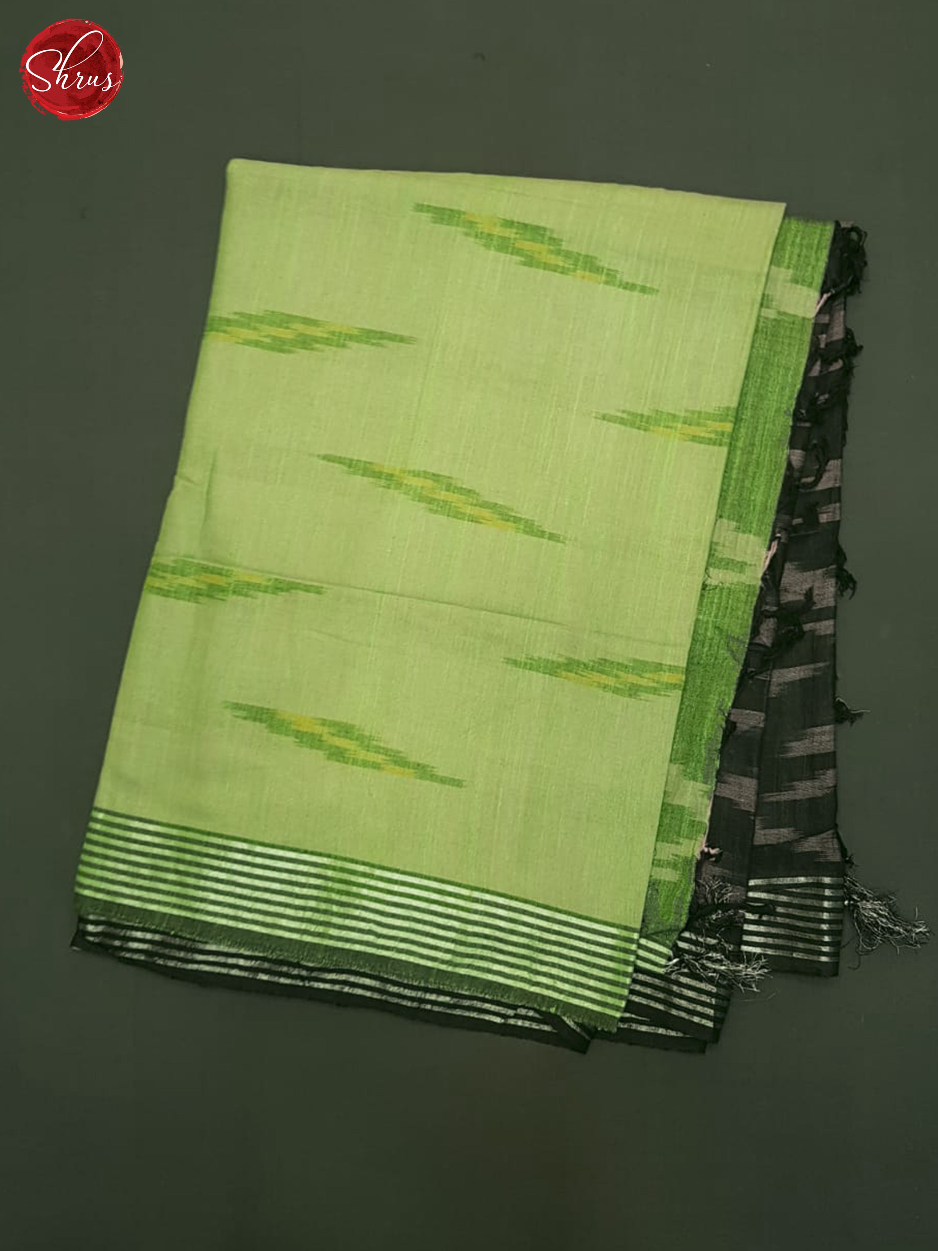 Green And Dusty Purple- Semi Ikkat Saree - Shop on ShrusEternity.com
