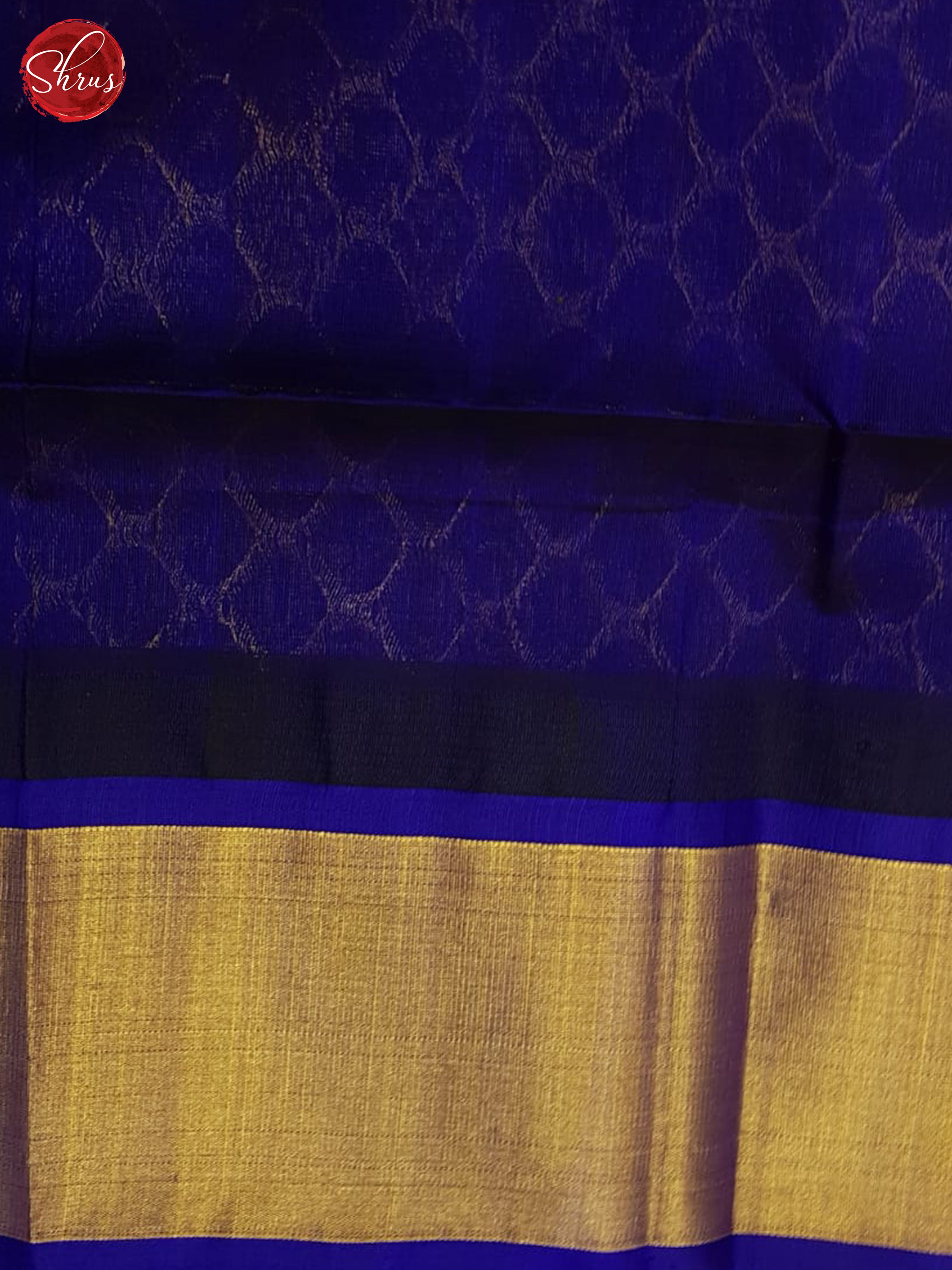 Yellow And Blue-Silk Cotton Saree - Shop on ShrusEternity.com