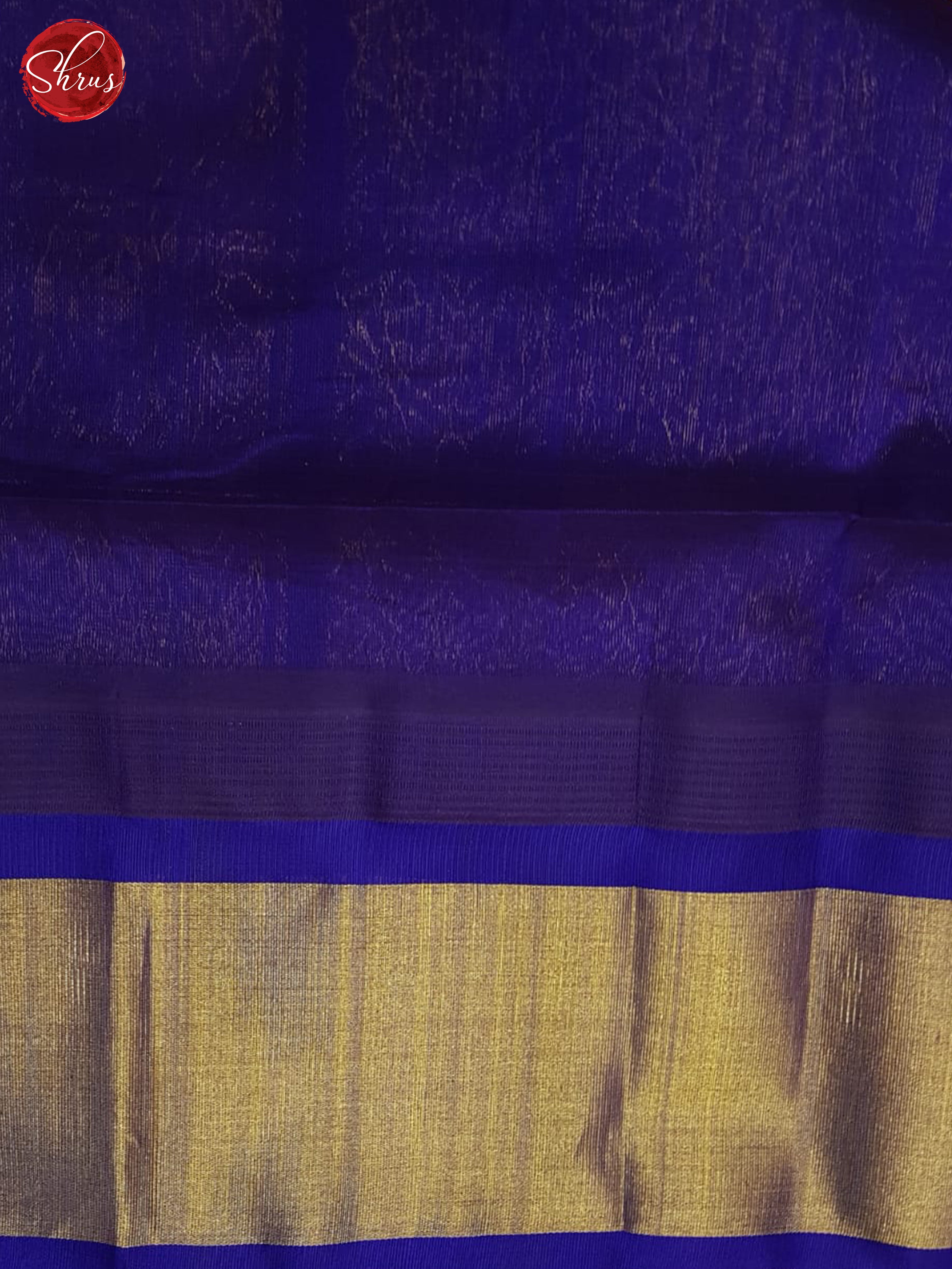 Yellow And Blue-Silk cotton saree - Shop on ShrusEternity.com