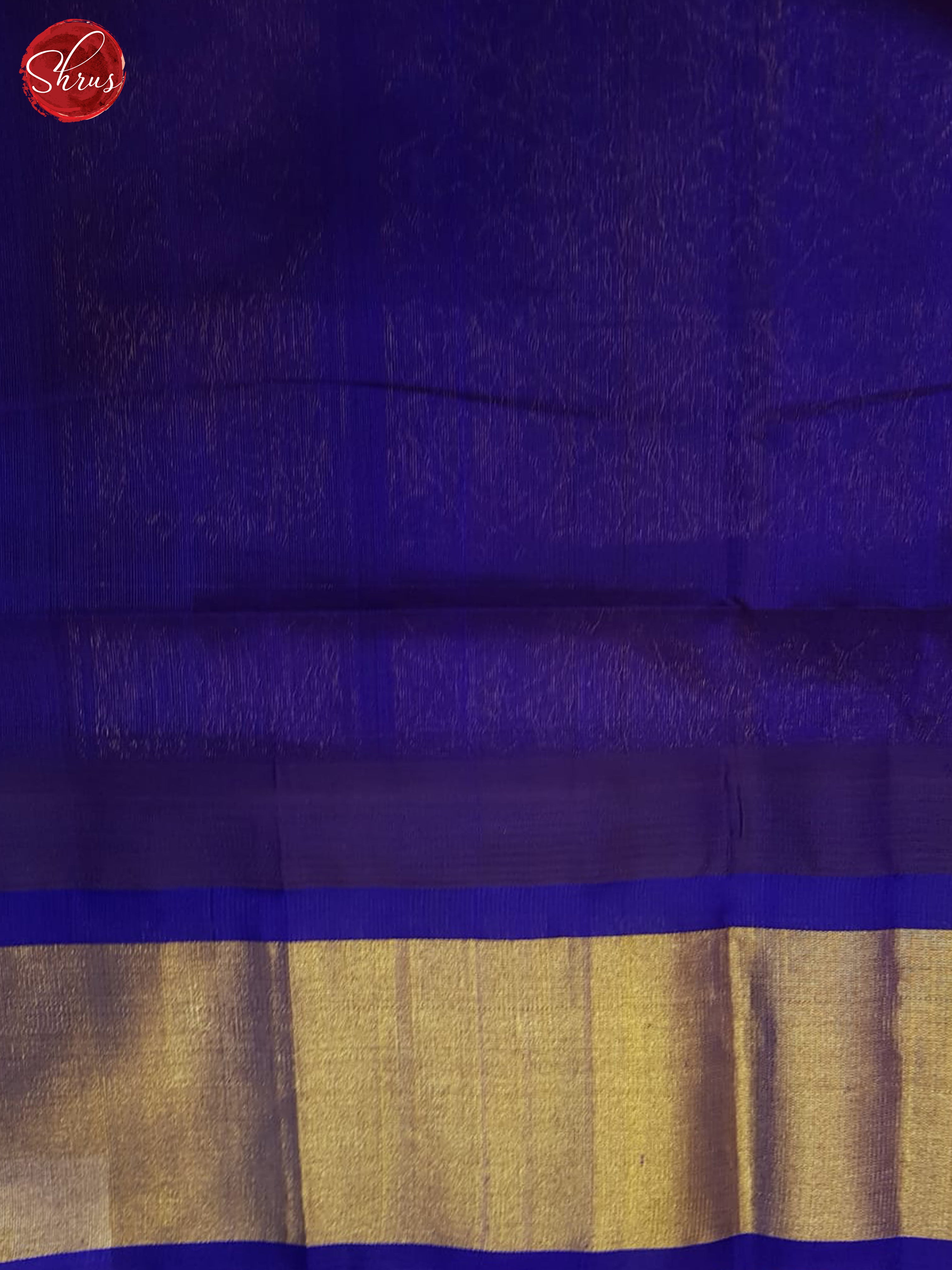Pink And Blue-Silk Cotton Saree - Shop on ShrusEternity.com