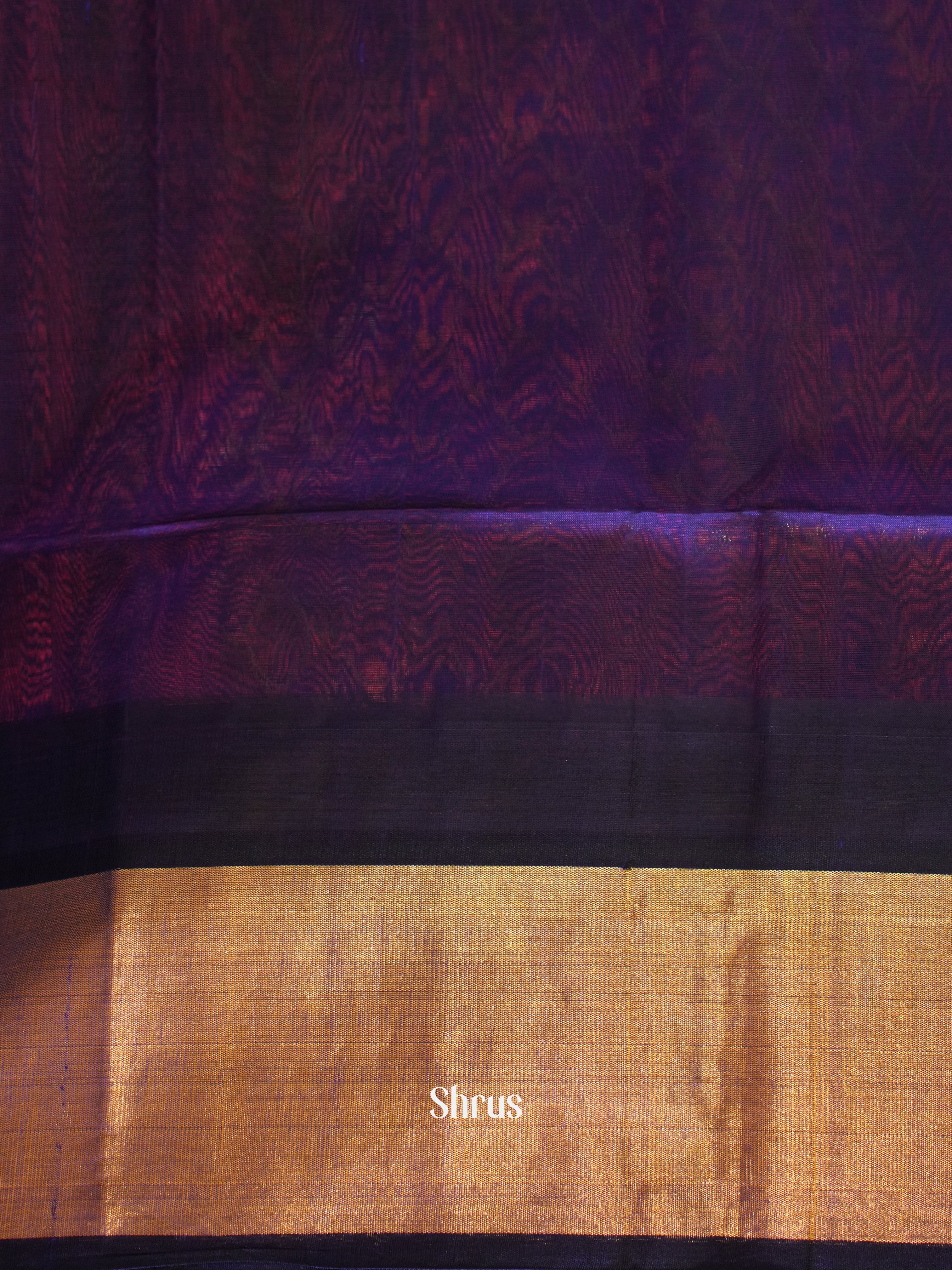 Pink And Blue-Silk cotton saree - Shop on ShrusEternity.com