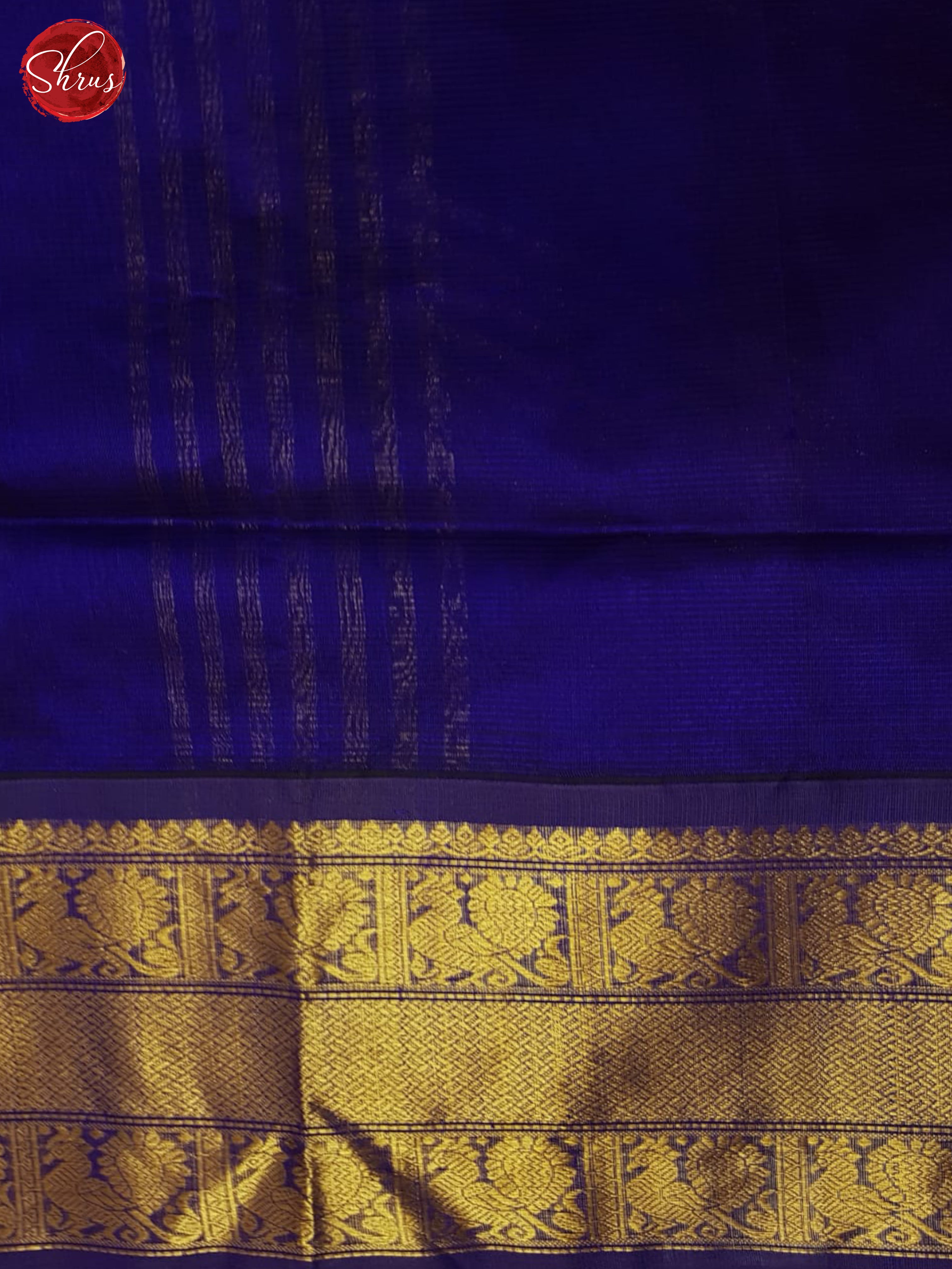 Pink And Blue-Silk cotton saree - Shop on ShrusEternity.com