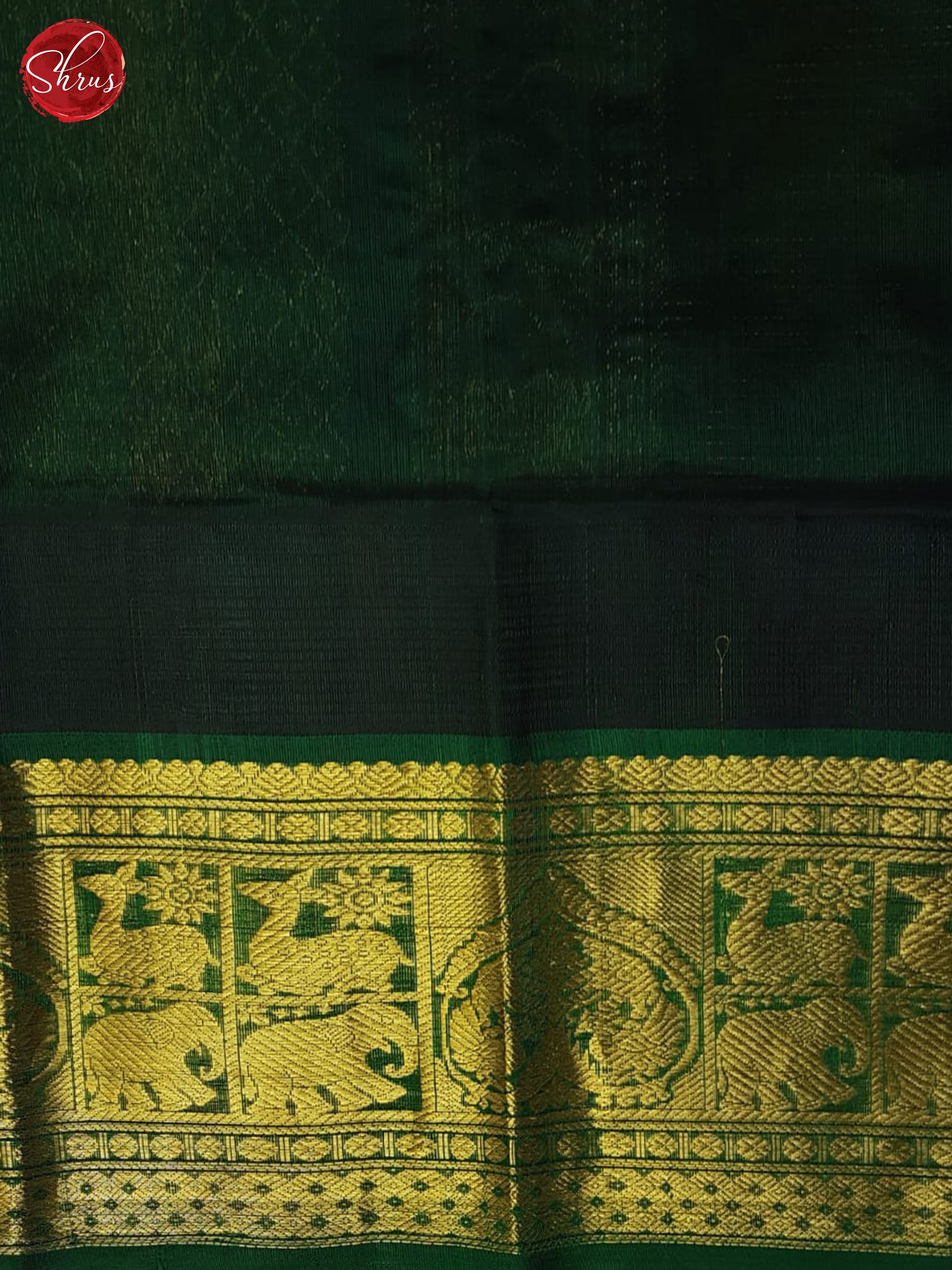 Pink And Green-Silk cotton saree - Shop on ShrusEternity.com