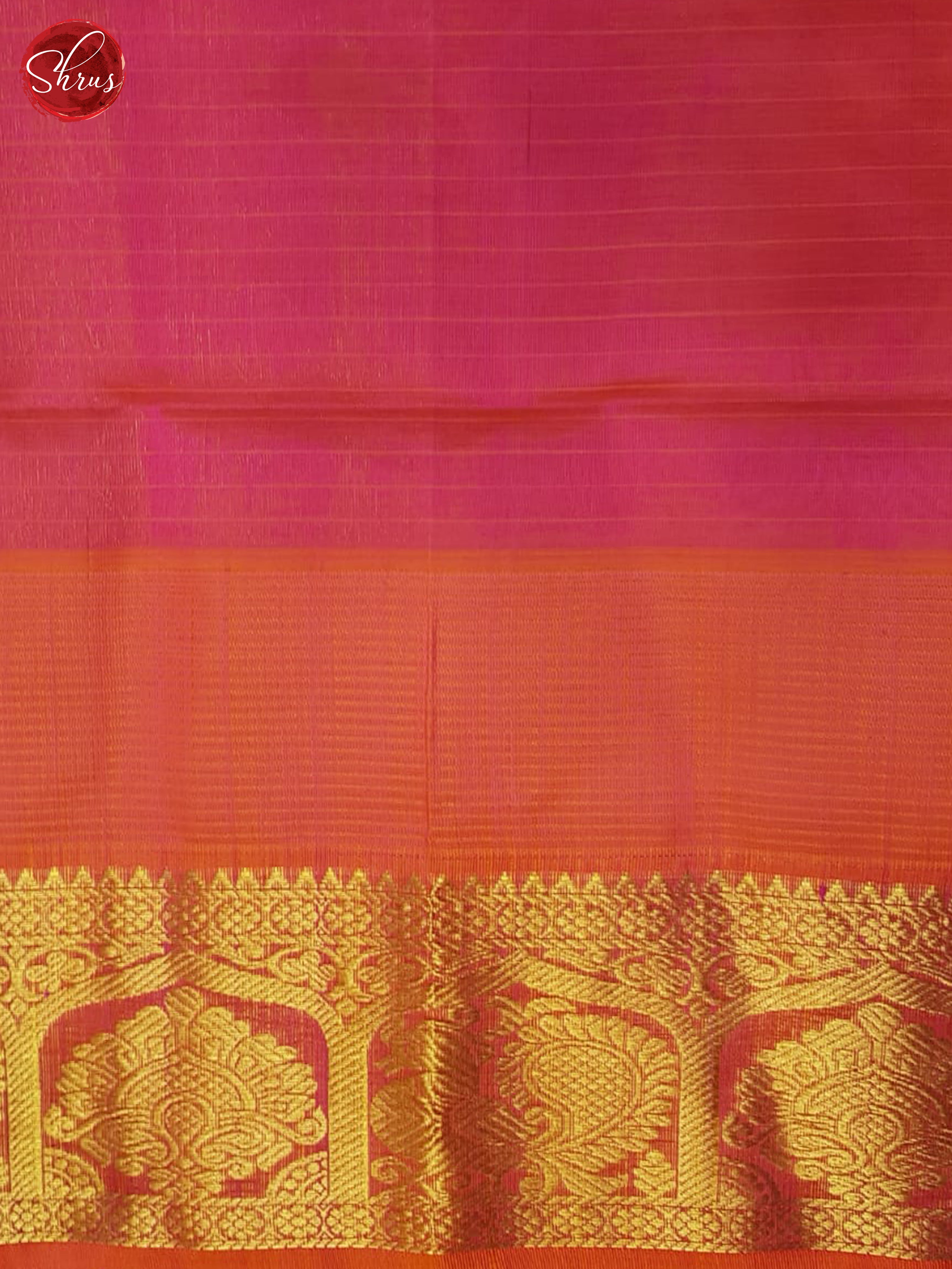 Green And Pink-Silk cotton saree - Shop on ShrusEternity.com