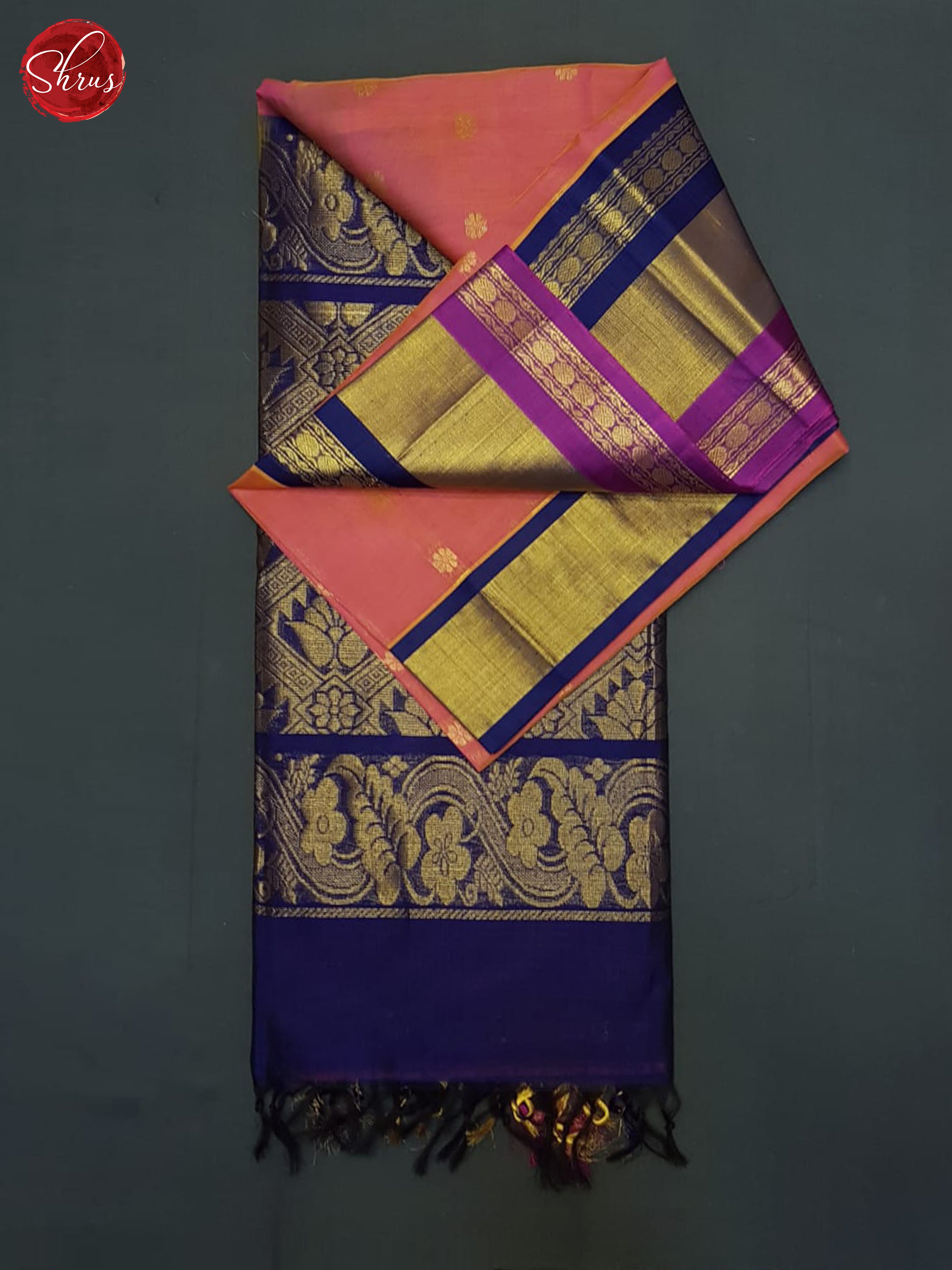 Pink And Blue - Silk Cotton - Shop on ShrusEternity.com