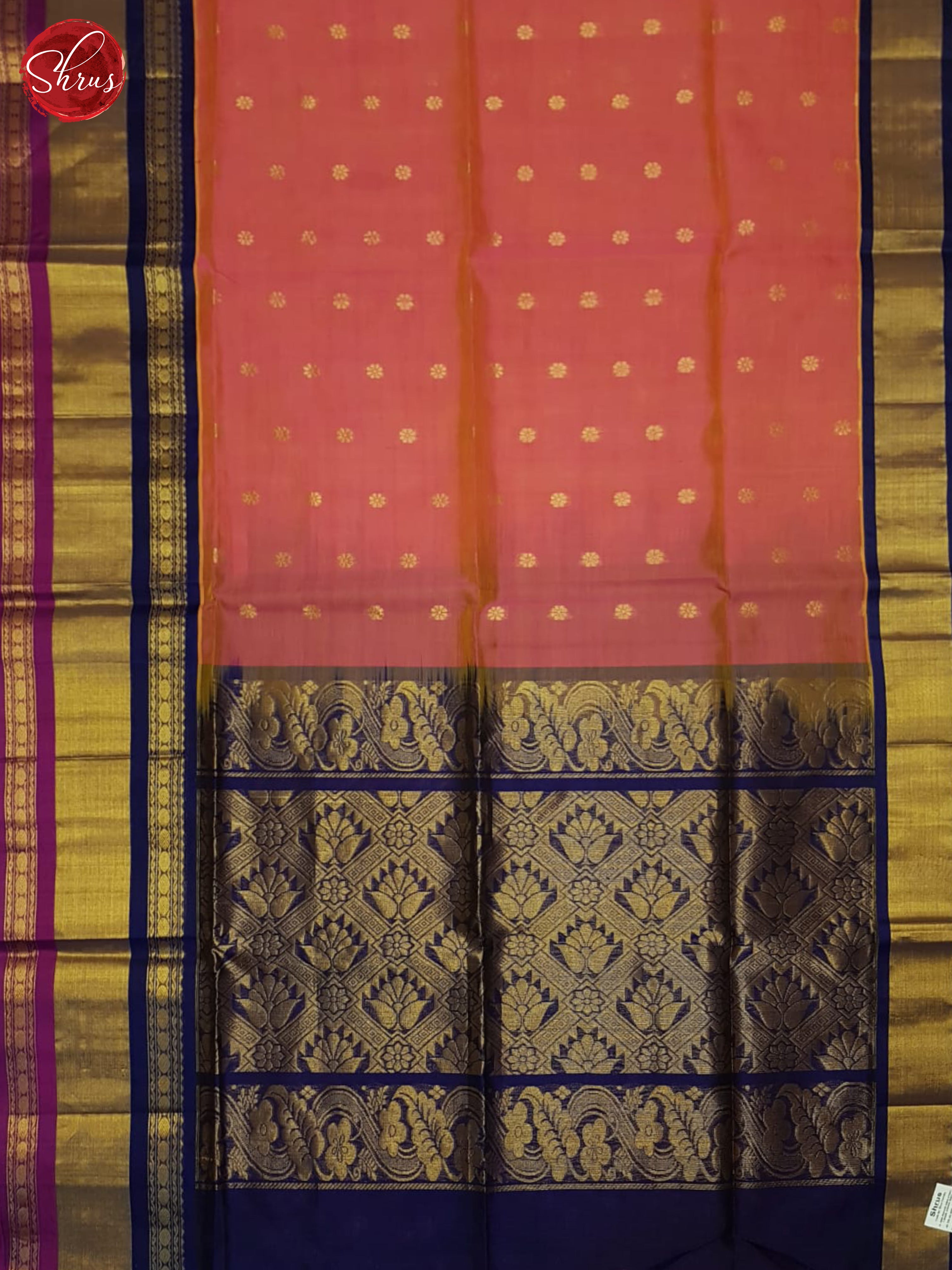 Pink And Blue - Silk Cotton - Shop on ShrusEternity.com