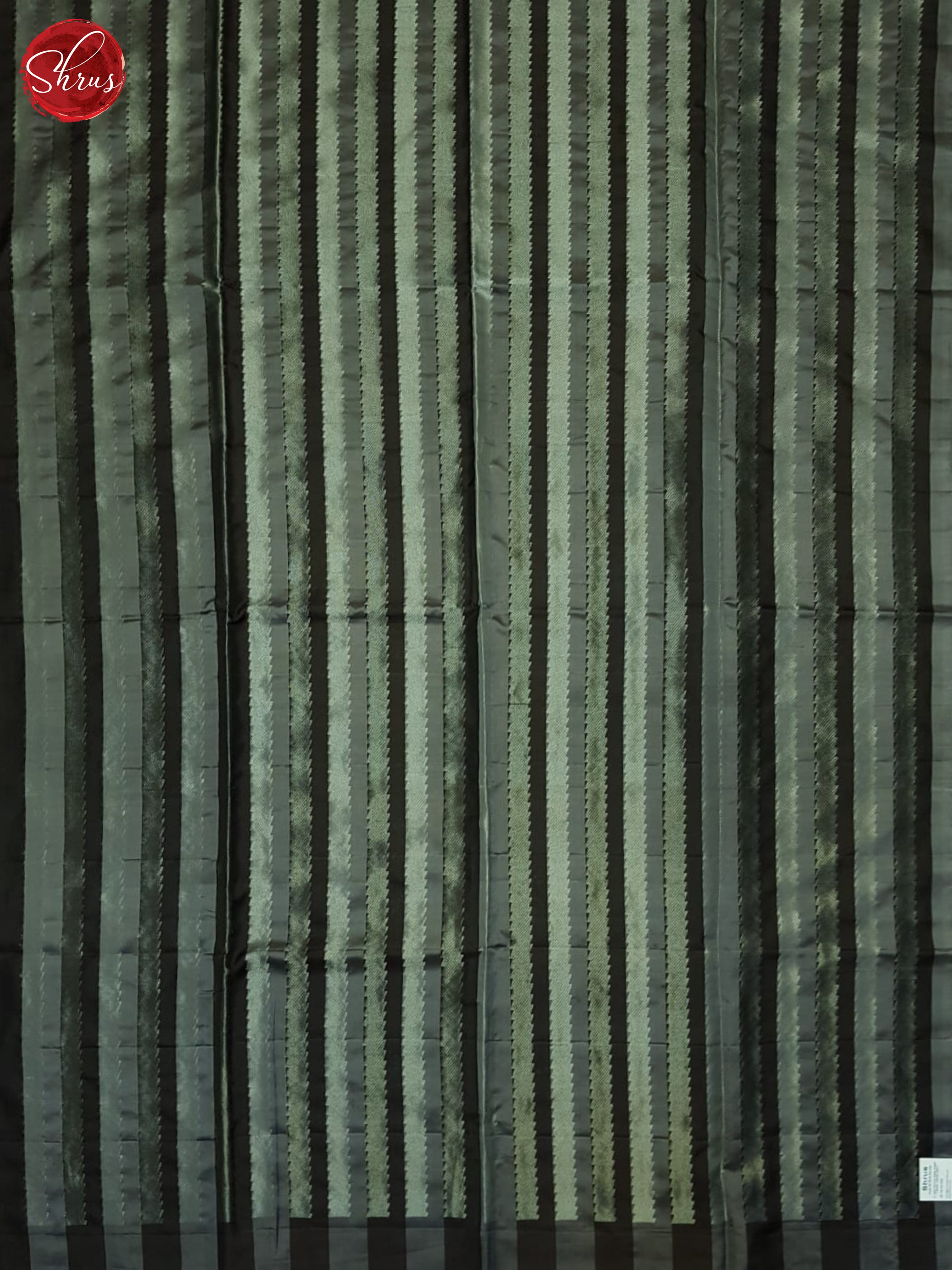 Grey And Black- Soft Silk Saree-2