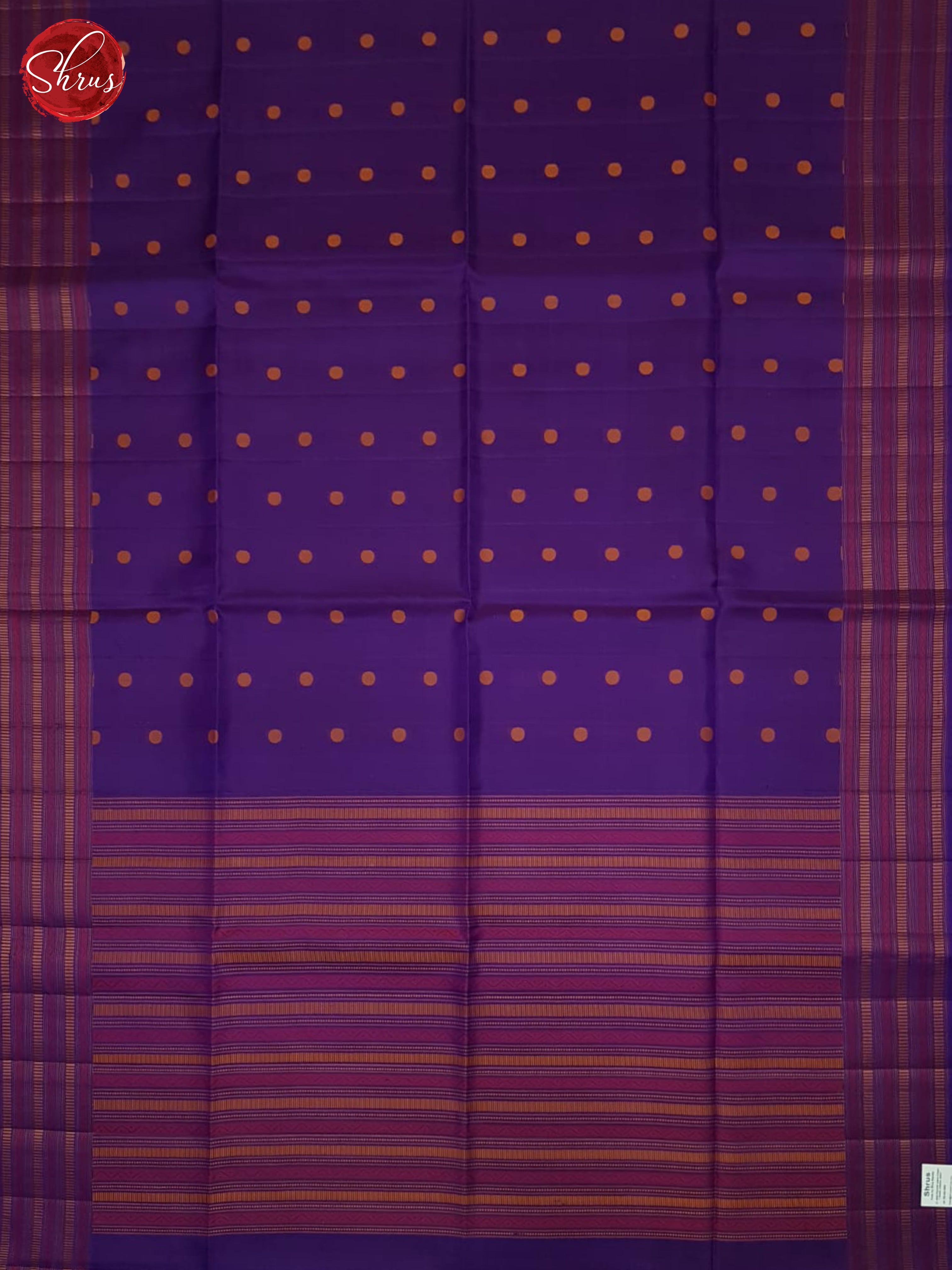 Purple(Single Tone)- Soft Silk Saree - Shop on ShrusEternity.com