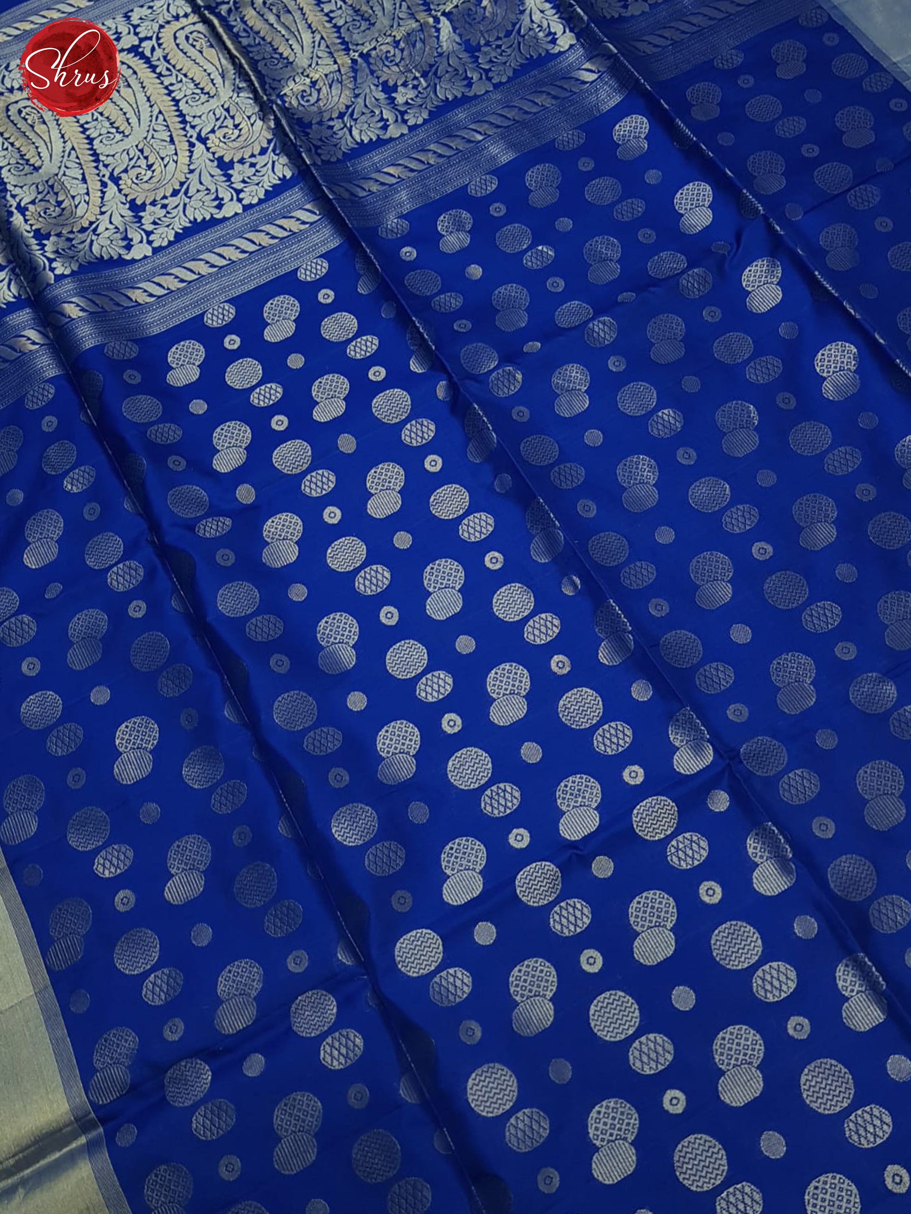 Blue(Single Tone)- Soft Silk Saree - Shop on ShrusEternity.com