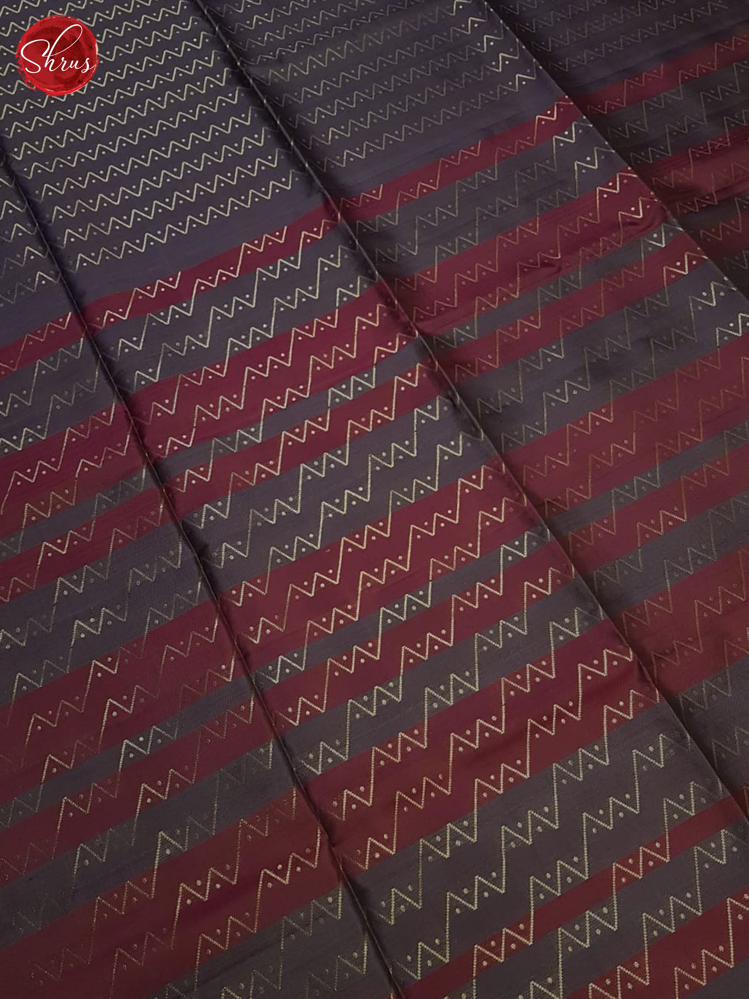 Maroon And Dusty Wine- Soft Silk Saree - Shop on ShrusEternity.com