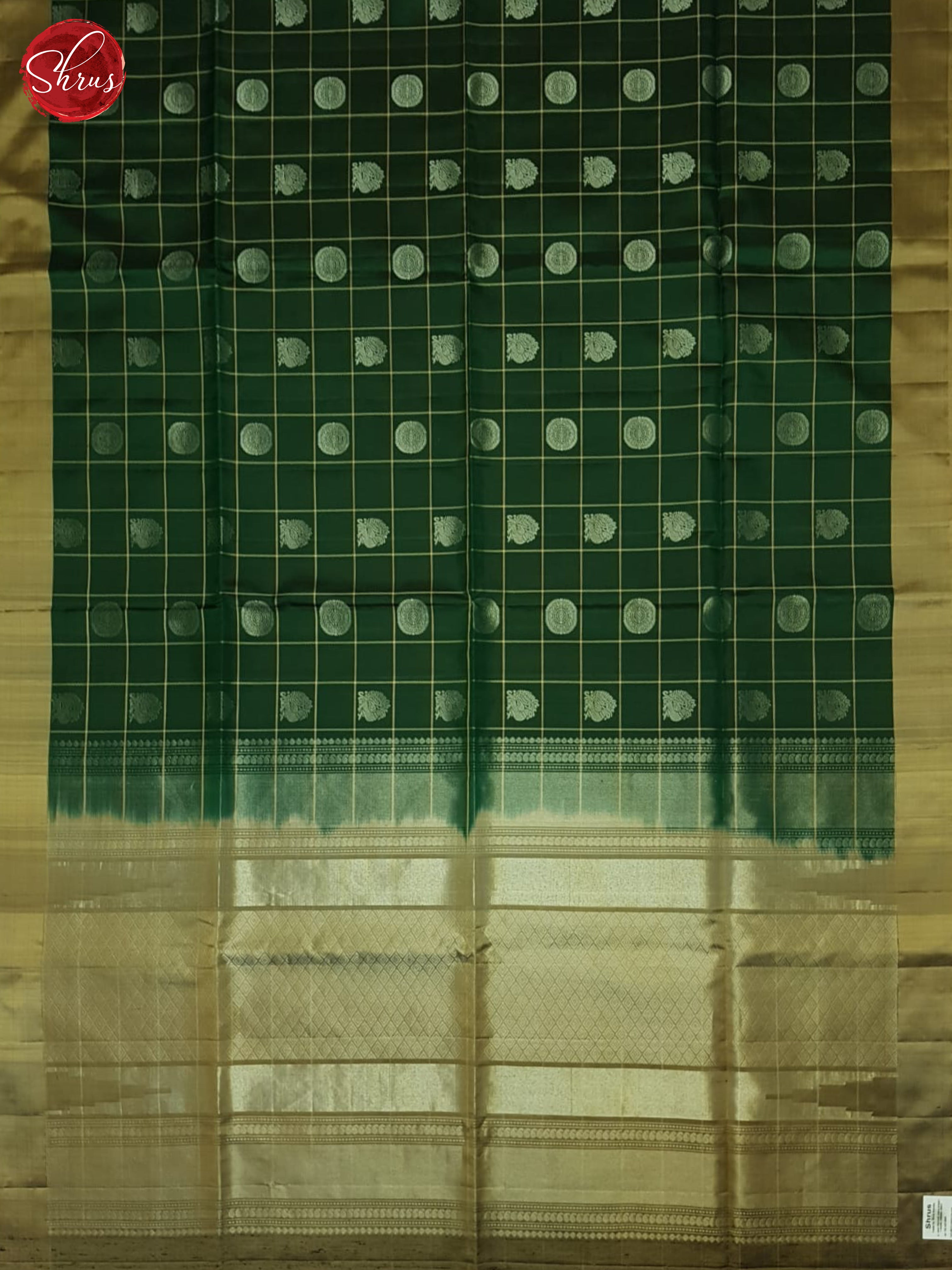 Green And Brown- Soft Silk Saree - Shop on ShrusEternity.com