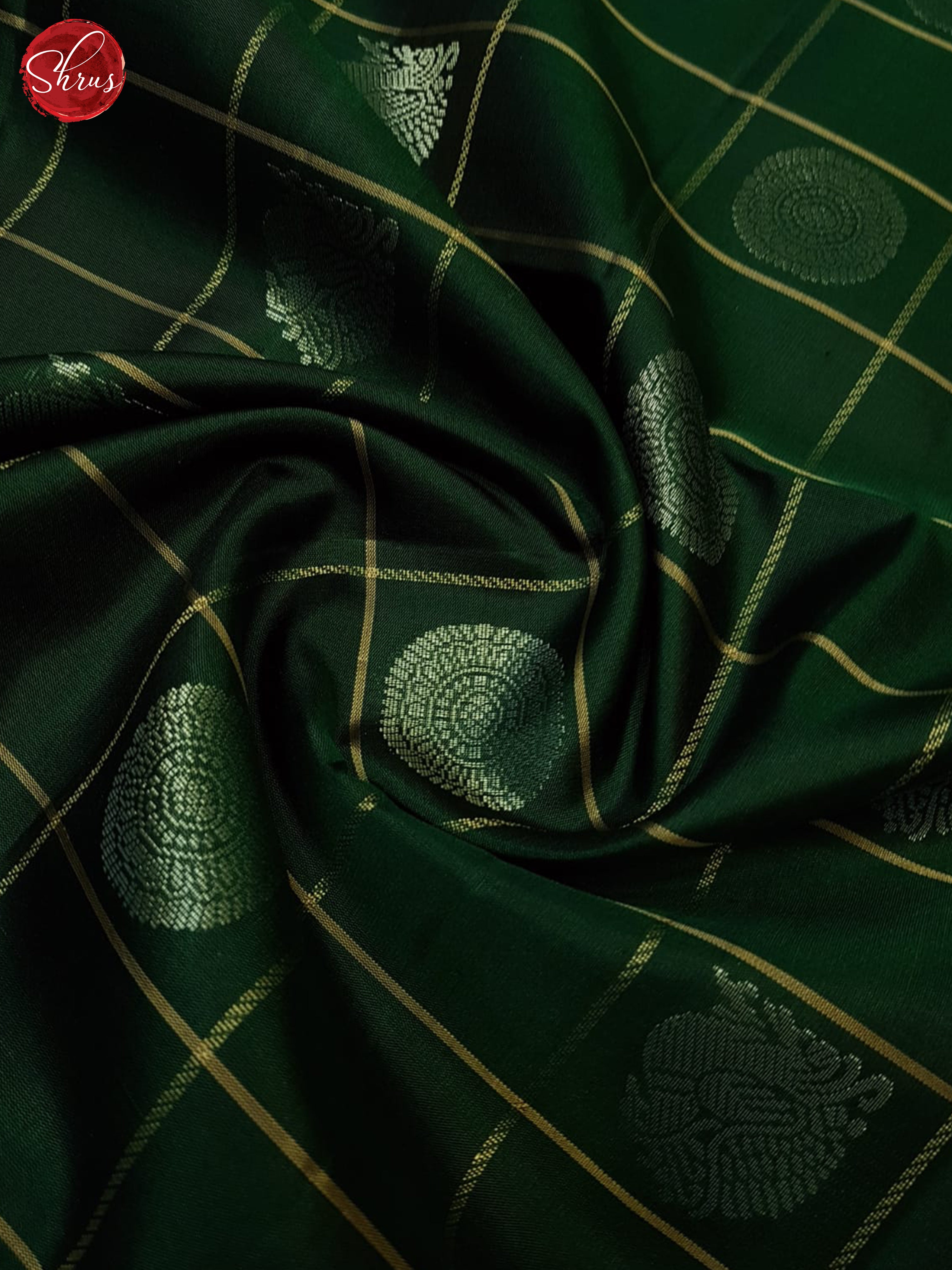 Green And Brown- Soft Silk Saree - Shop on ShrusEternity.com