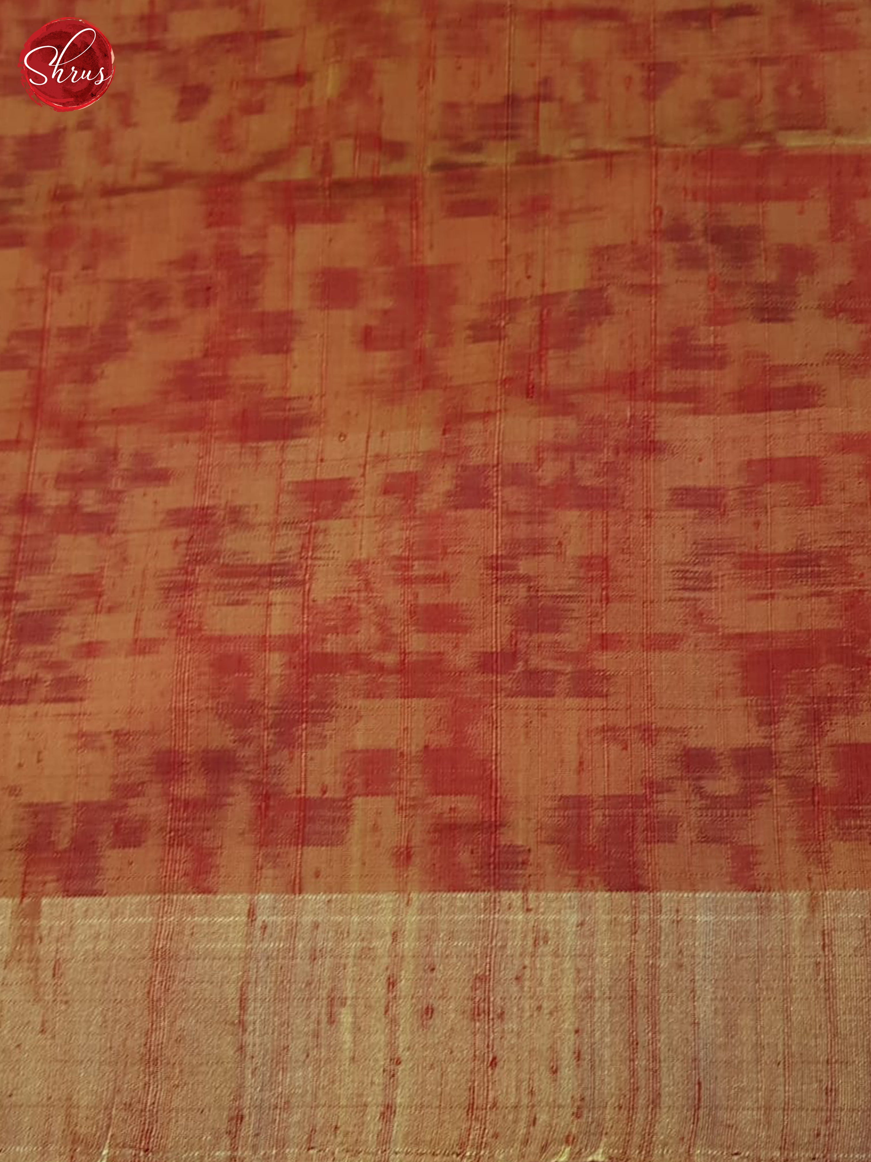 Pink And Orange- Soft Silk Saree - Shop on ShrusEternity.com