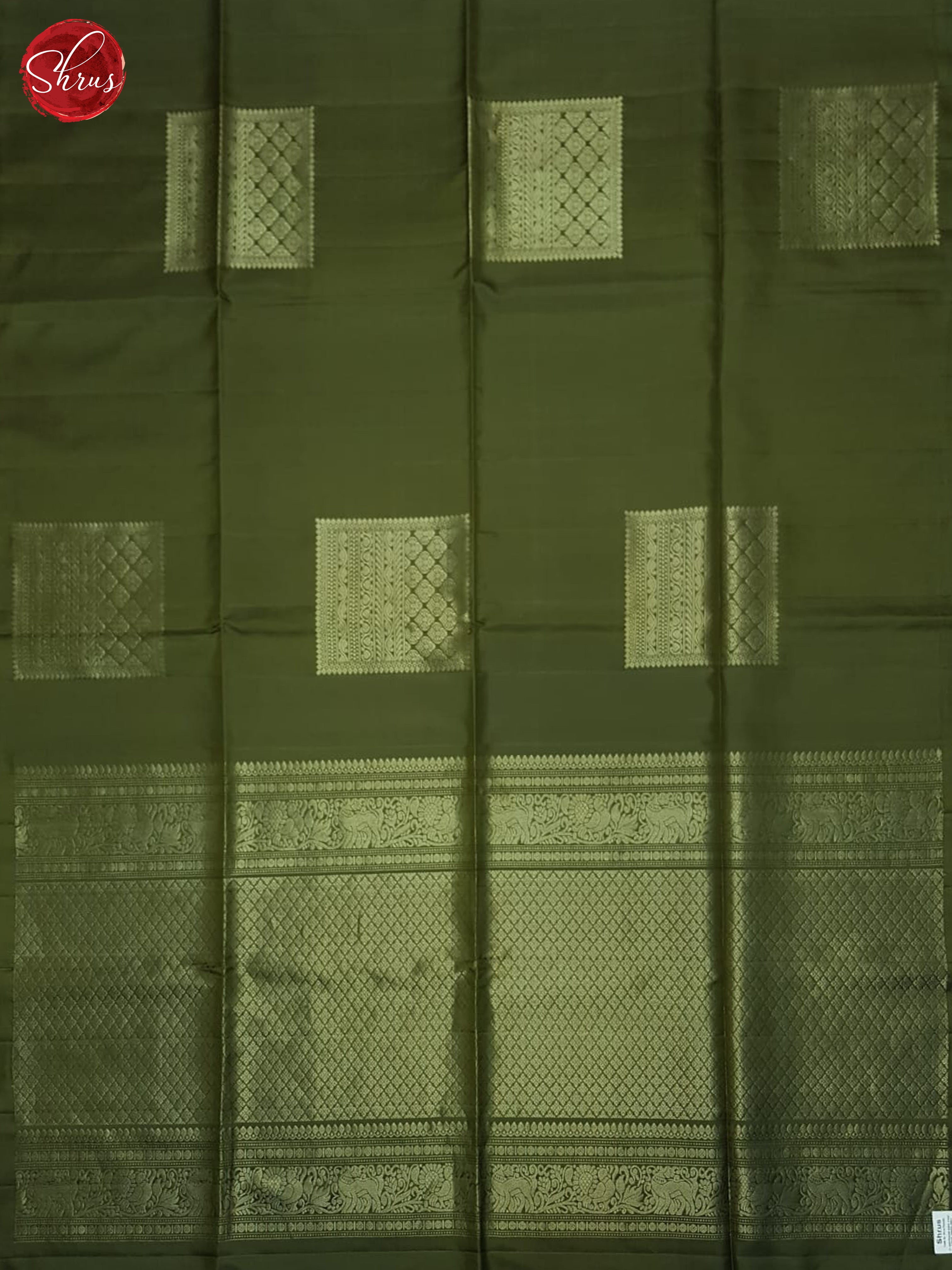 Green(Single Tone) -Soft Silk Saree - Shop on ShrusEternity.com