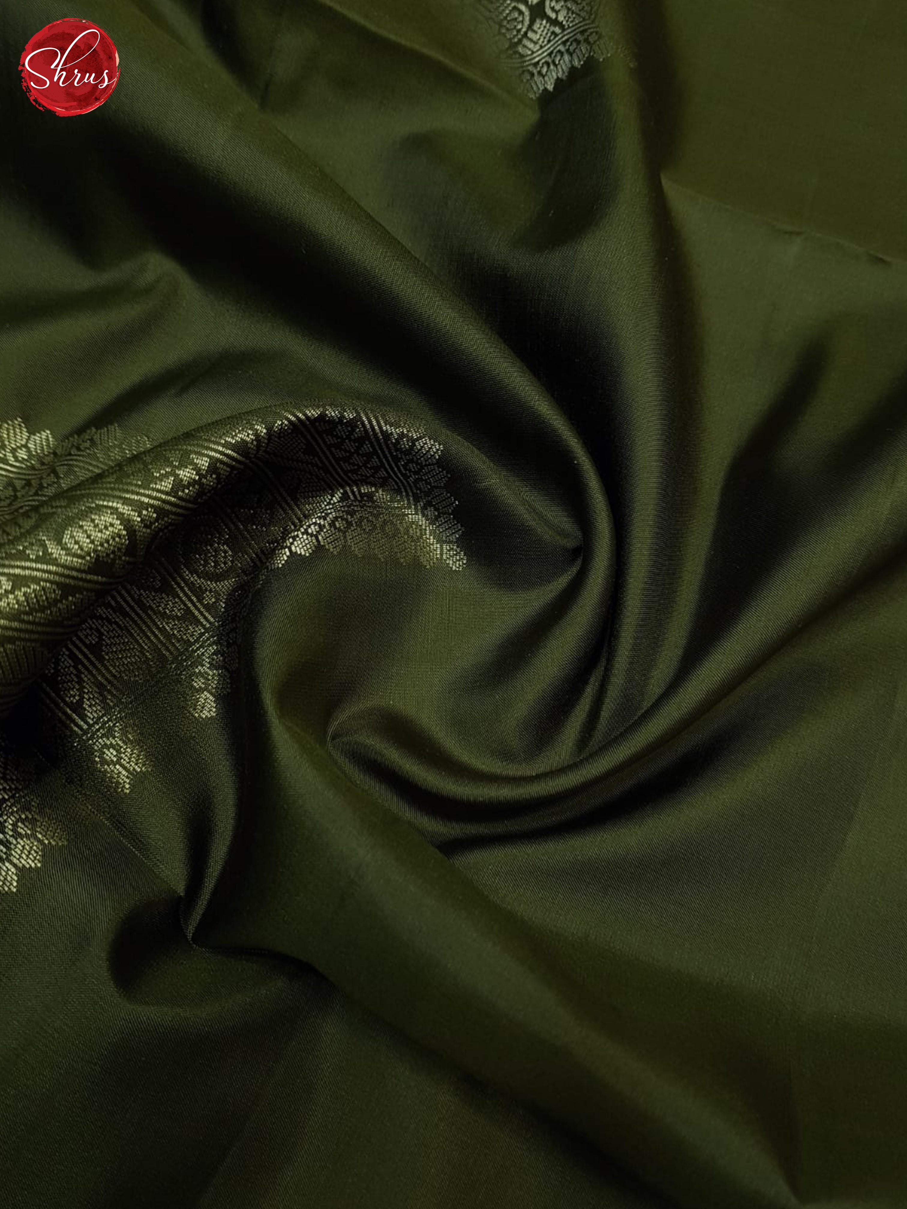 Green(Single Tone) -Soft Silk Saree - Shop on ShrusEternity.com