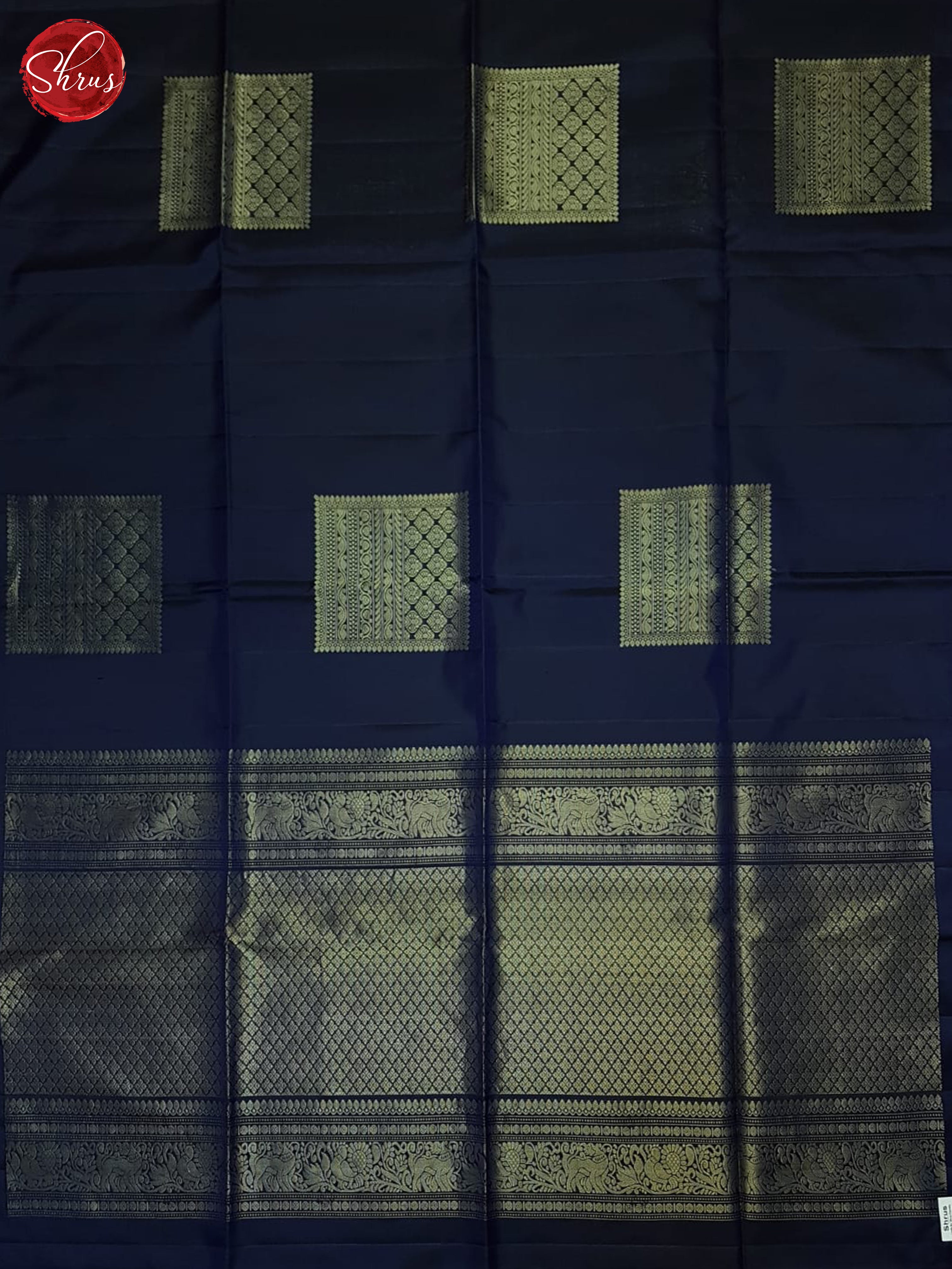 Blue(Single Tone)- Soft Silk Saree-2