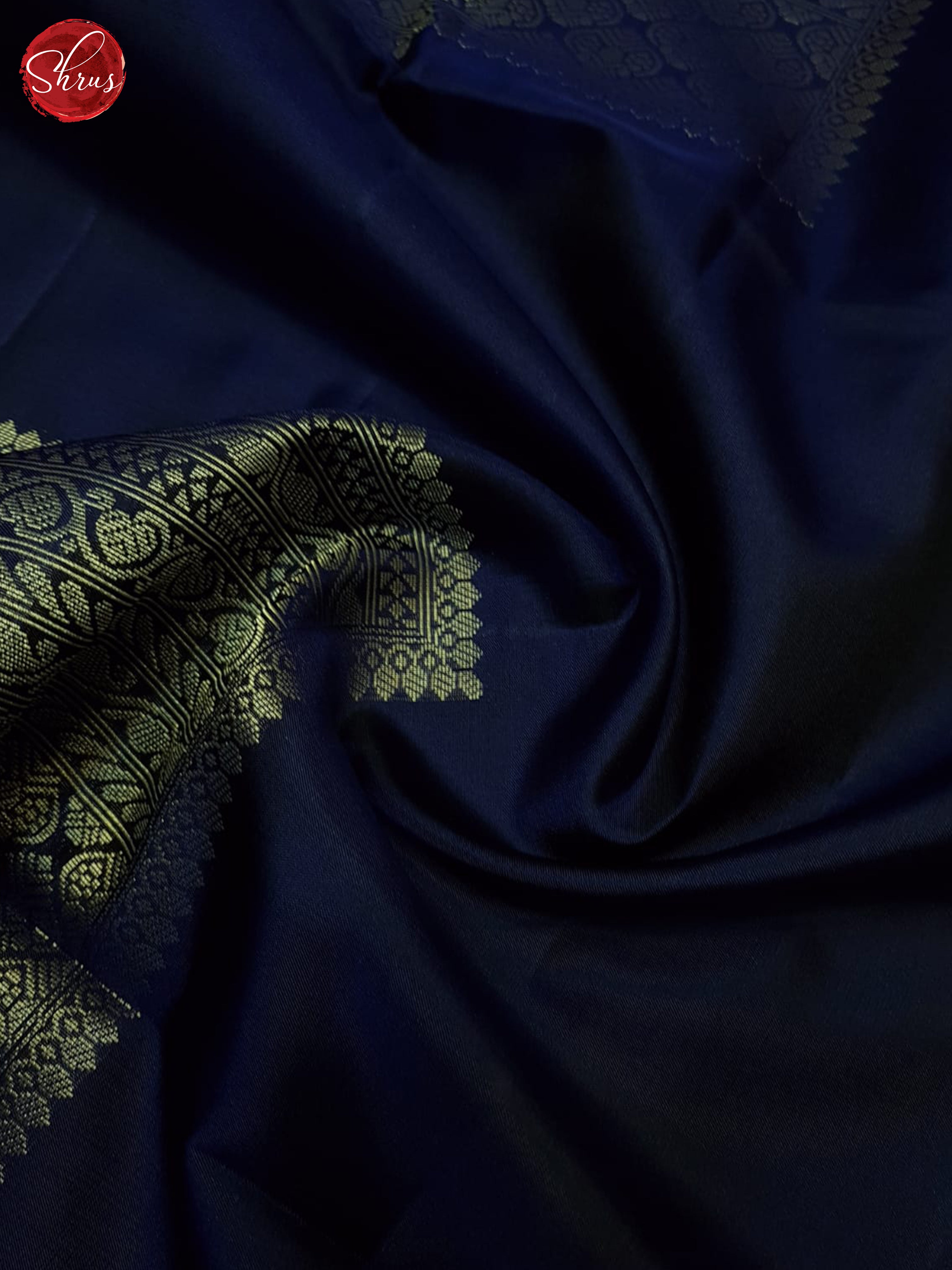 Blue(Single Tone)- Soft Silk Saree-4