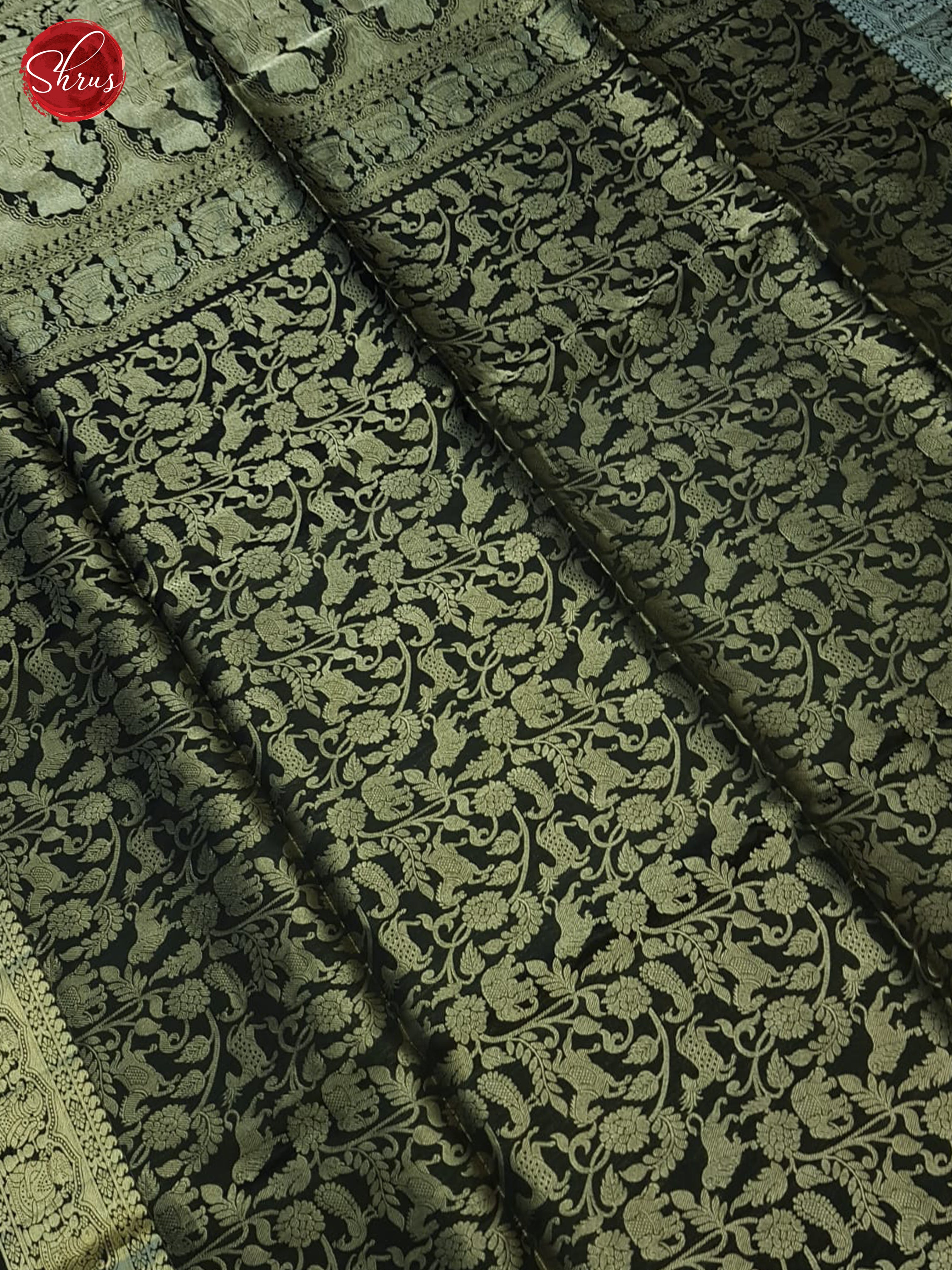Black(Single tone)-Soft Silk Saree - Shop on ShrusEternity.com