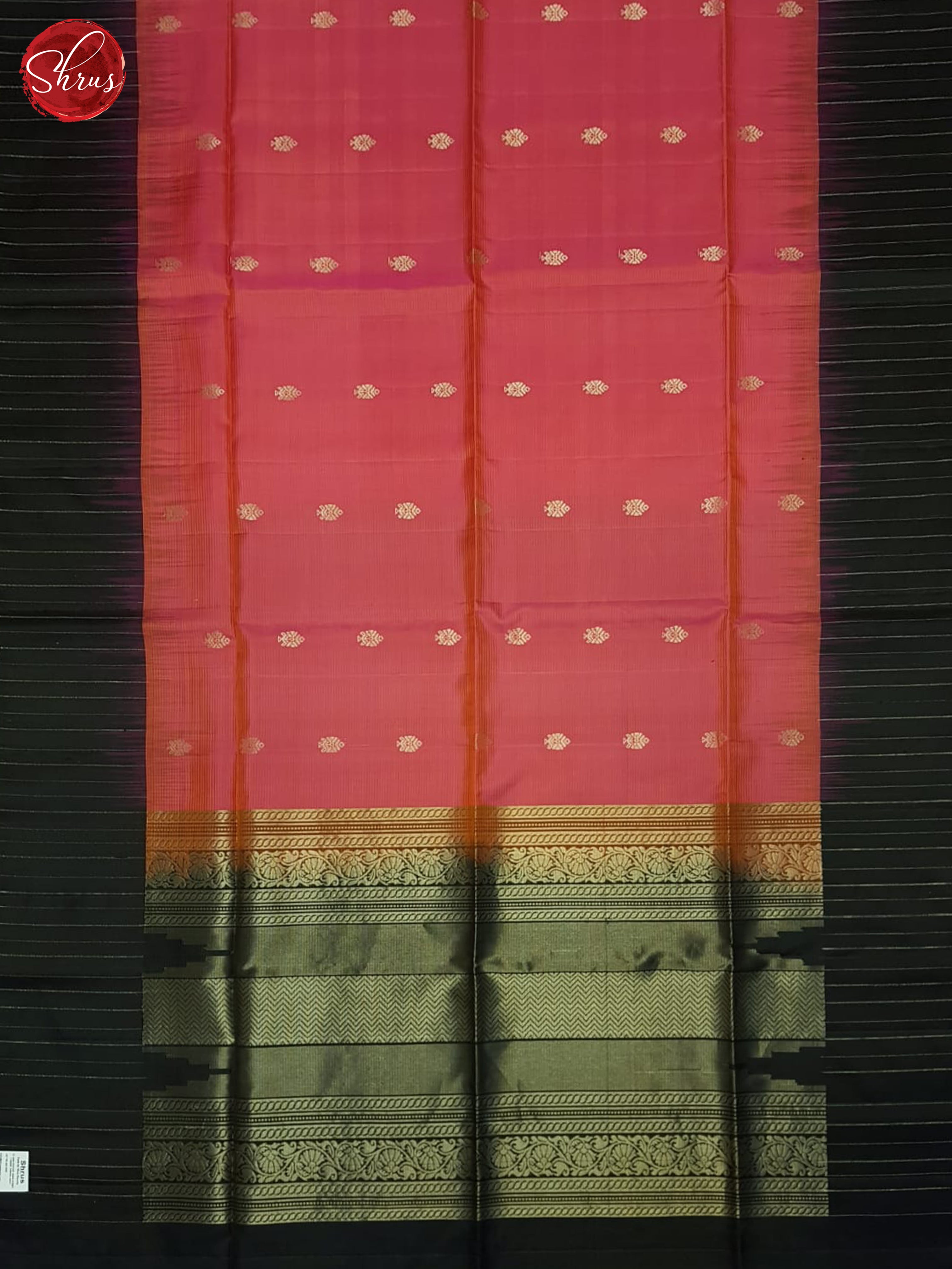 Pink And Black- Soft Silk aree - Shop on ShrusEternity.com