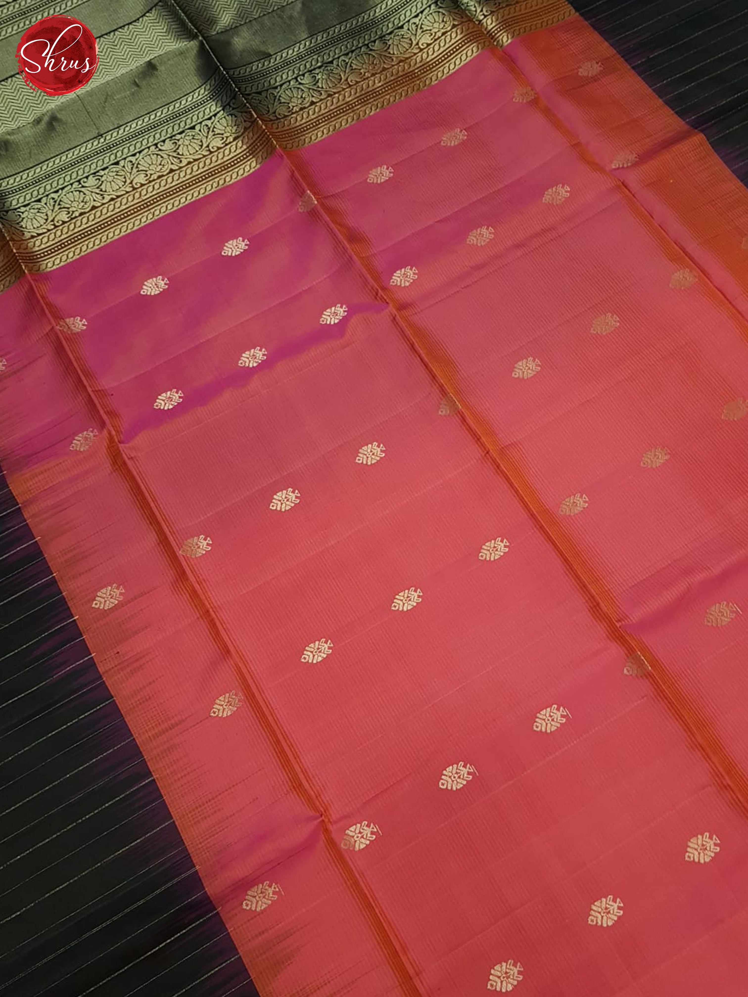 Pink And Black- Soft Silk aree - Shop on ShrusEternity.com