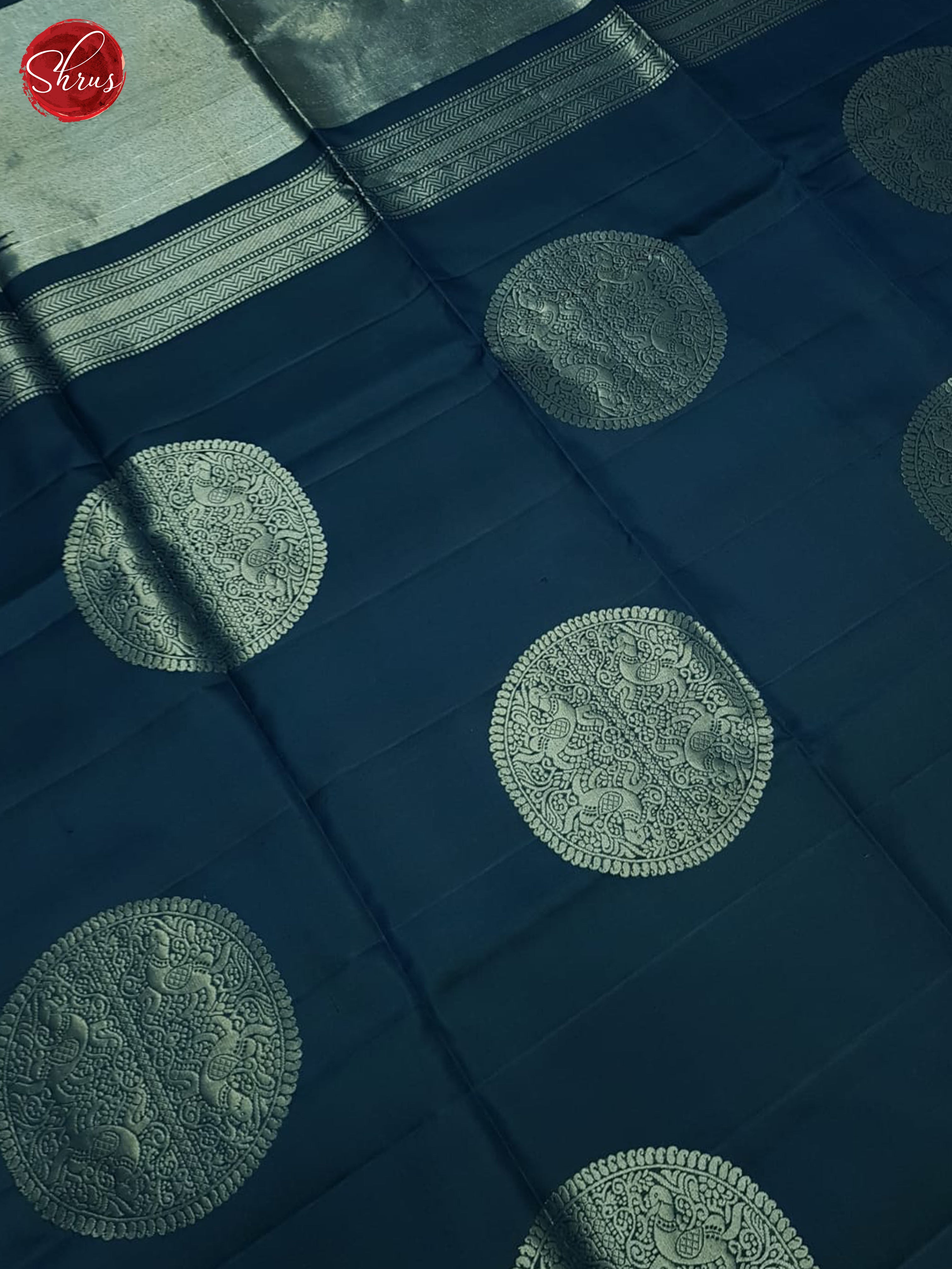 Blue(Single Tone)- Soft Silk Saree - Shop on ShrusEternity.com