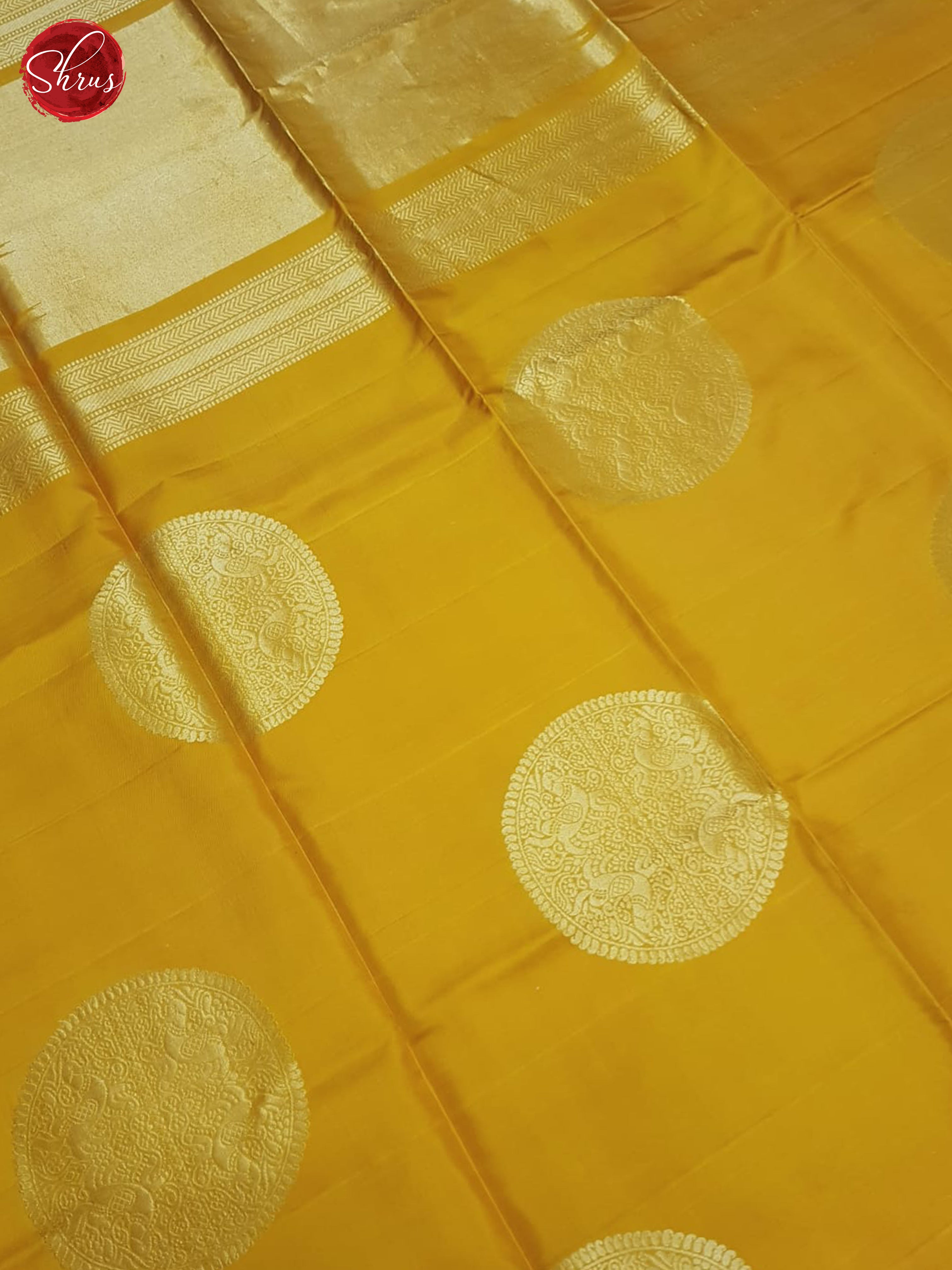 Mustard(Single Tone)- Soft Silk Saree - Shop on ShrusEternity.com