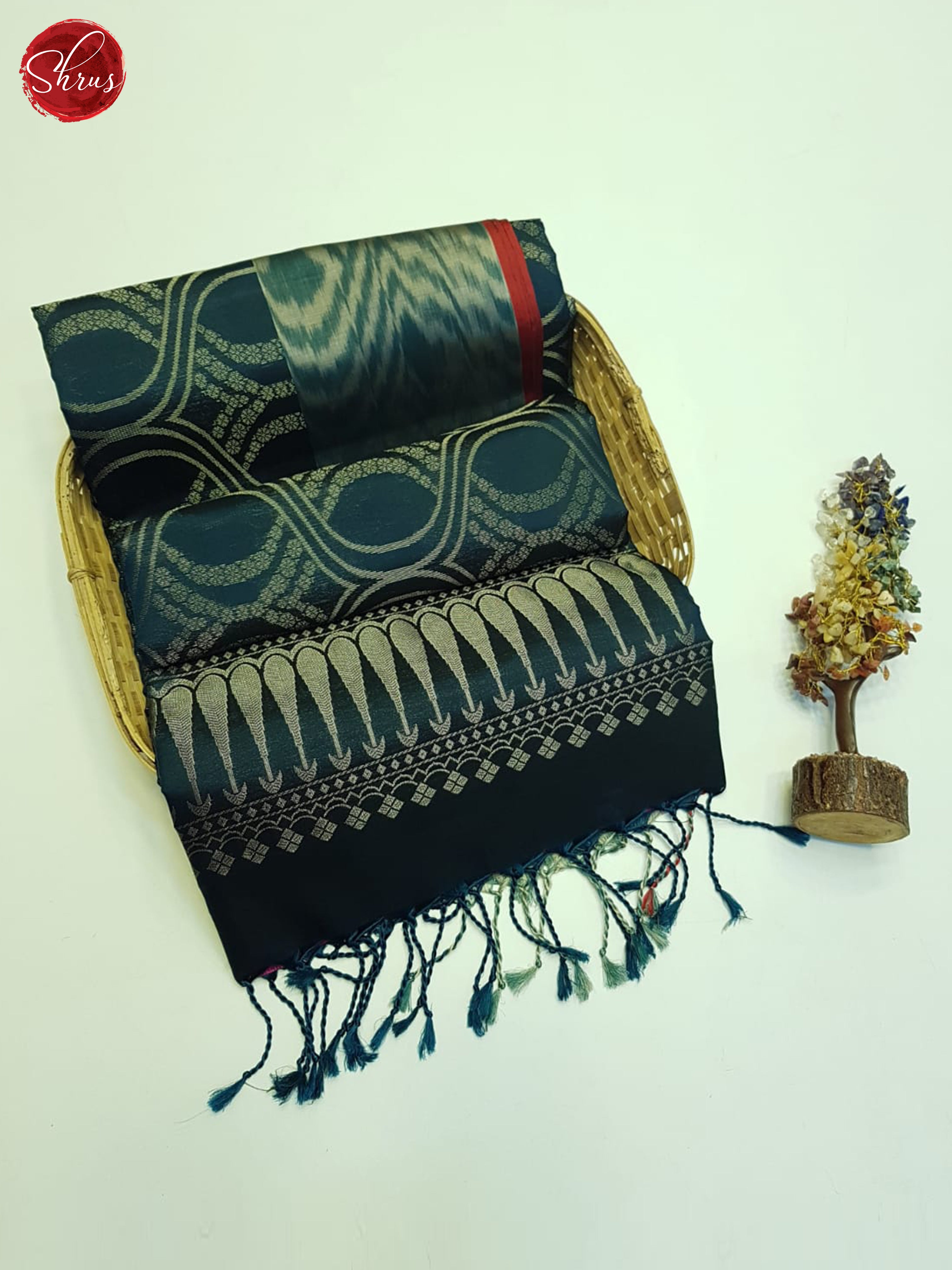Blue(Single tone)-Soft silk saree - Shop on ShrusEternity.com