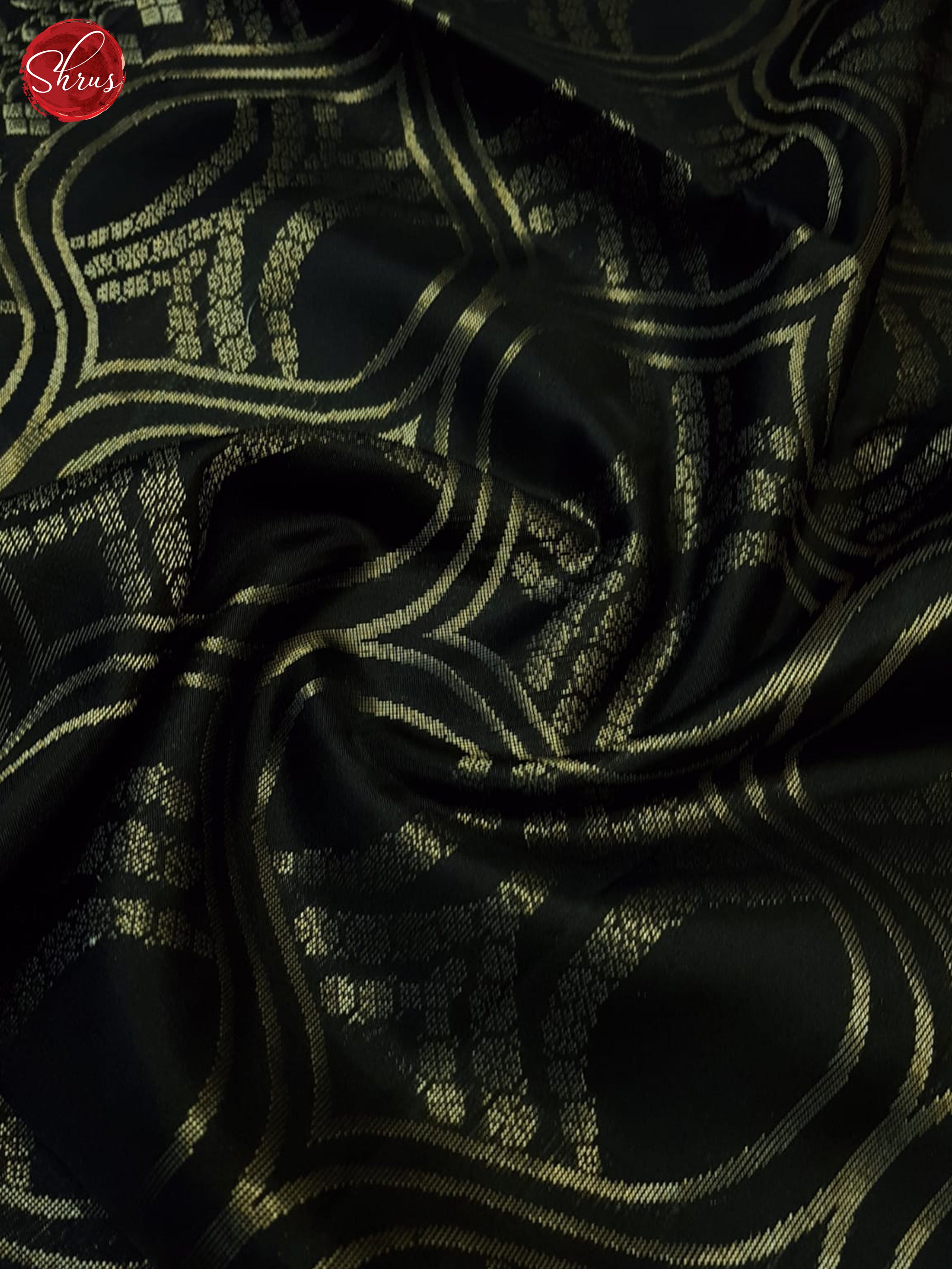 Black(Single tone)-Soft silk saree-4