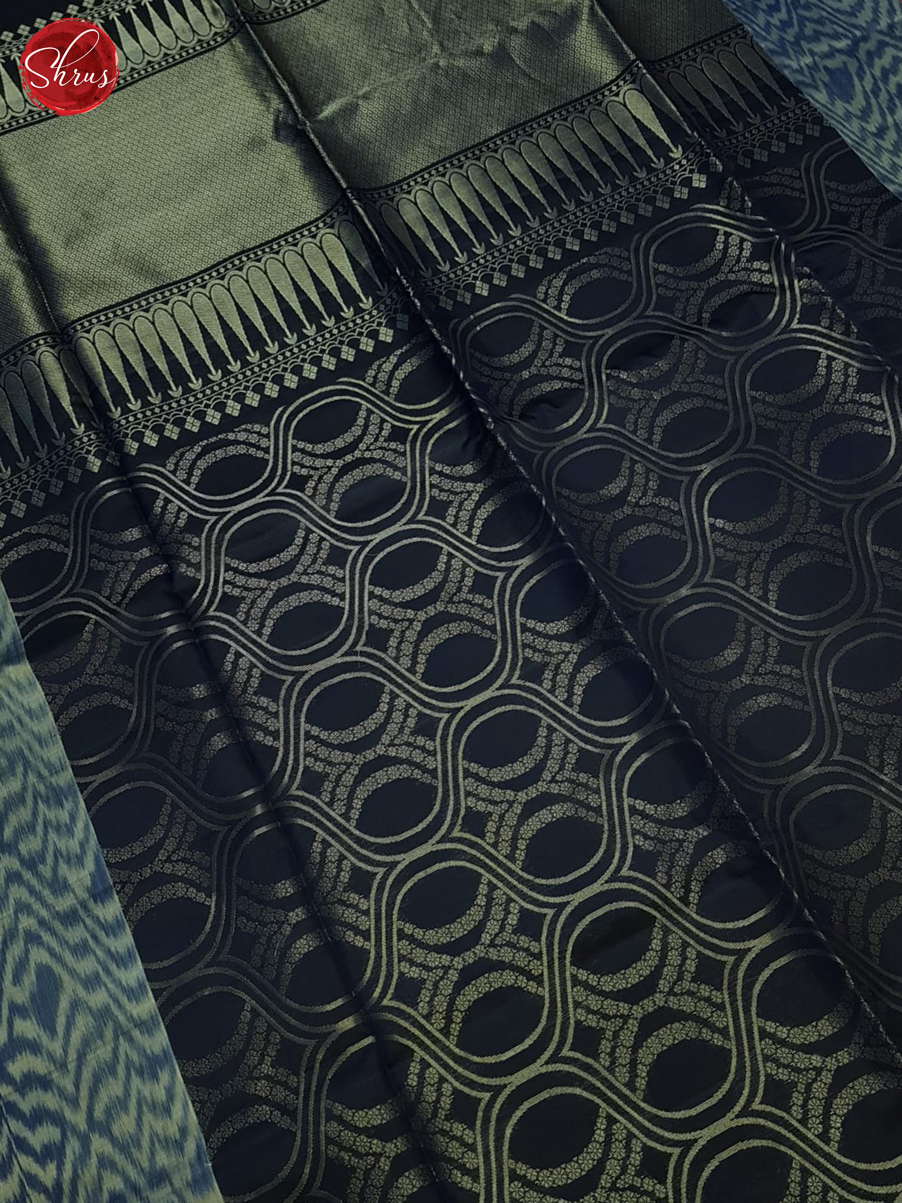 Blue(Single tone)- Soft Silk Saree-3