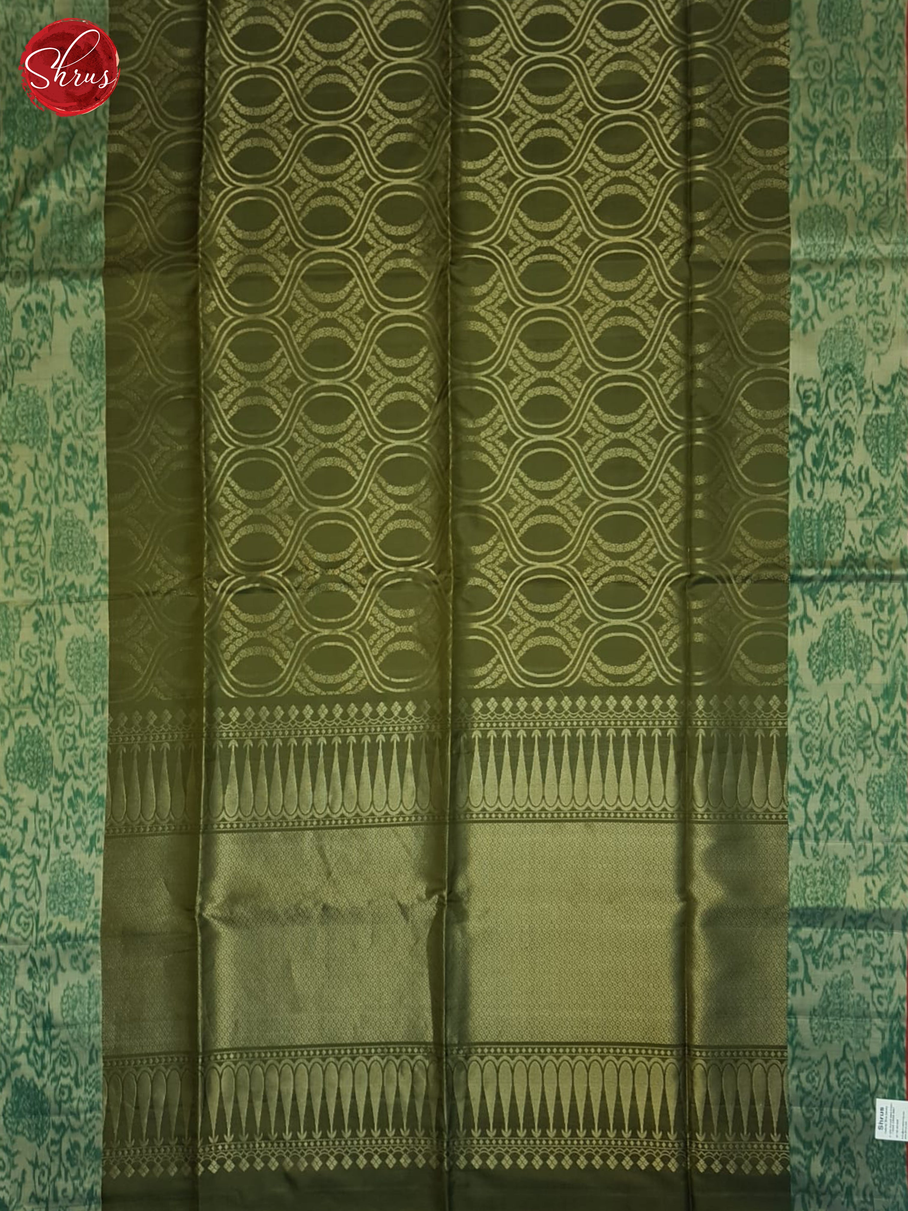 Green(Single tone)-Soft silk saree-2