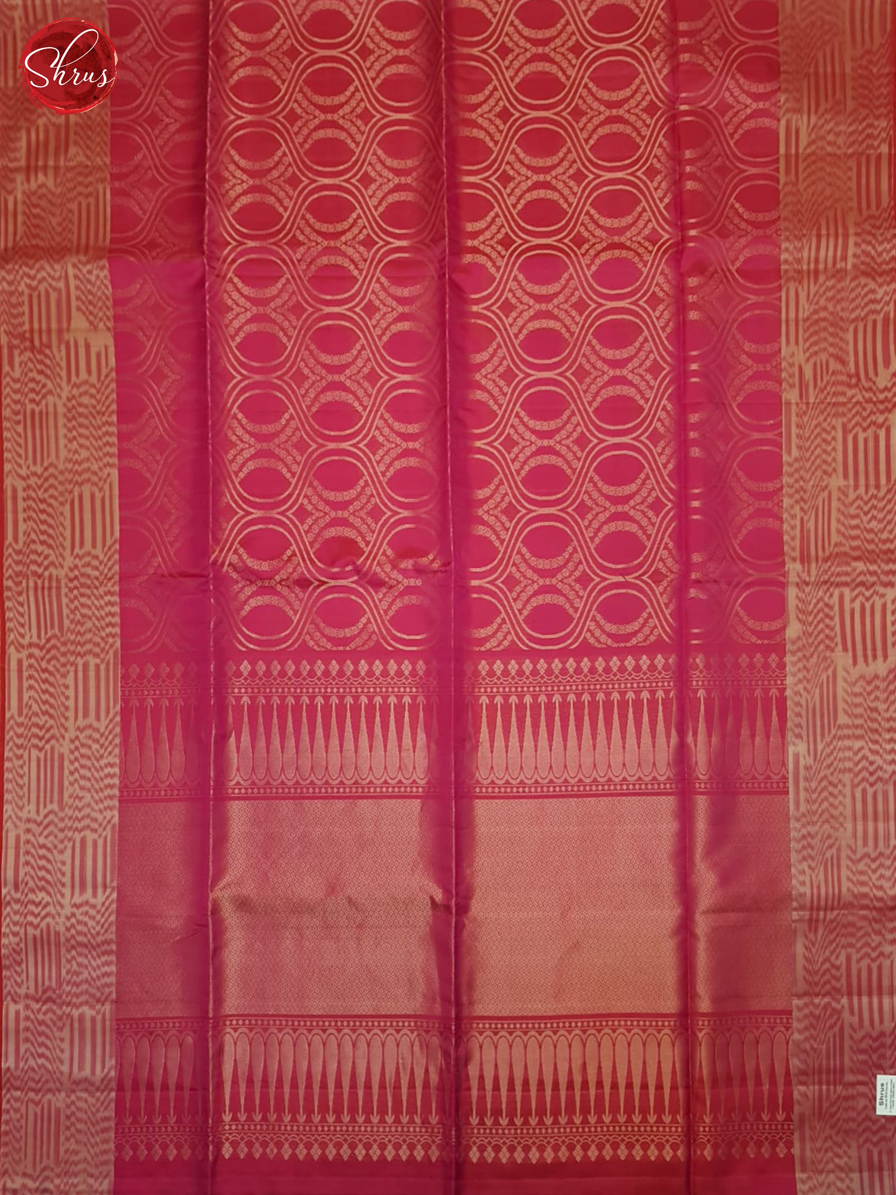 Pink(Single Tone)- soft Silk Saree - Shop on ShrusEternity.com